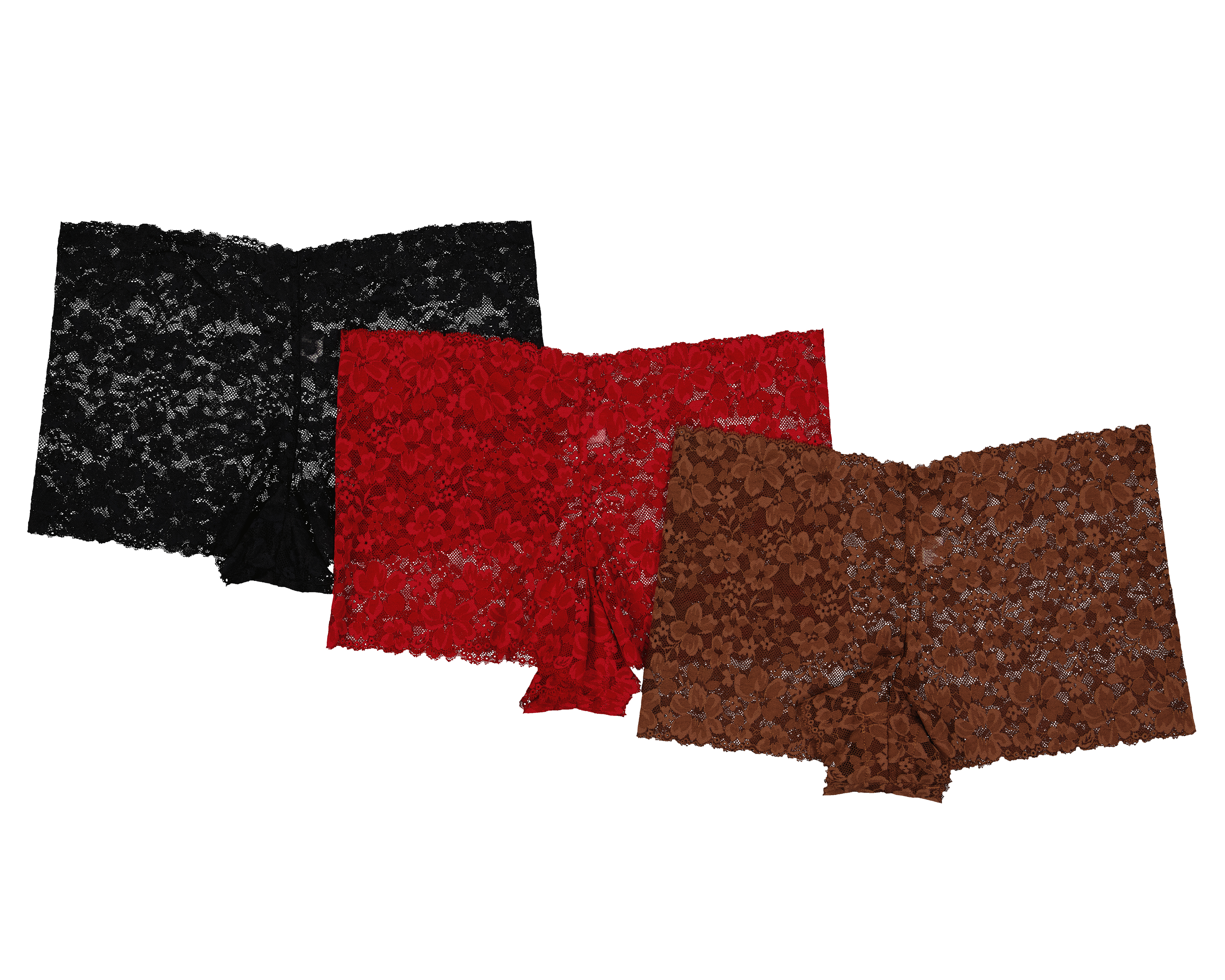 Foto 1 | Foto 1 | Bóxer de Encaje Eva tu Estilo Íntimo para Mujer 3 Piezas