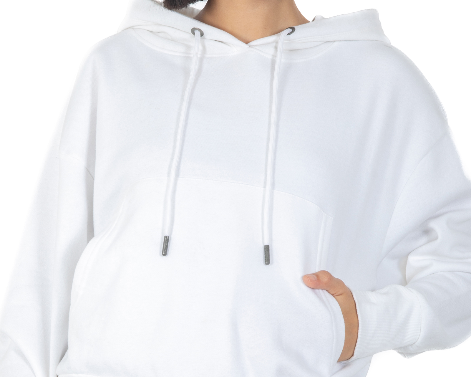 Foto 5 pulgar | Foto 4 | Sudadera Blanca Forever 21 para Mujer