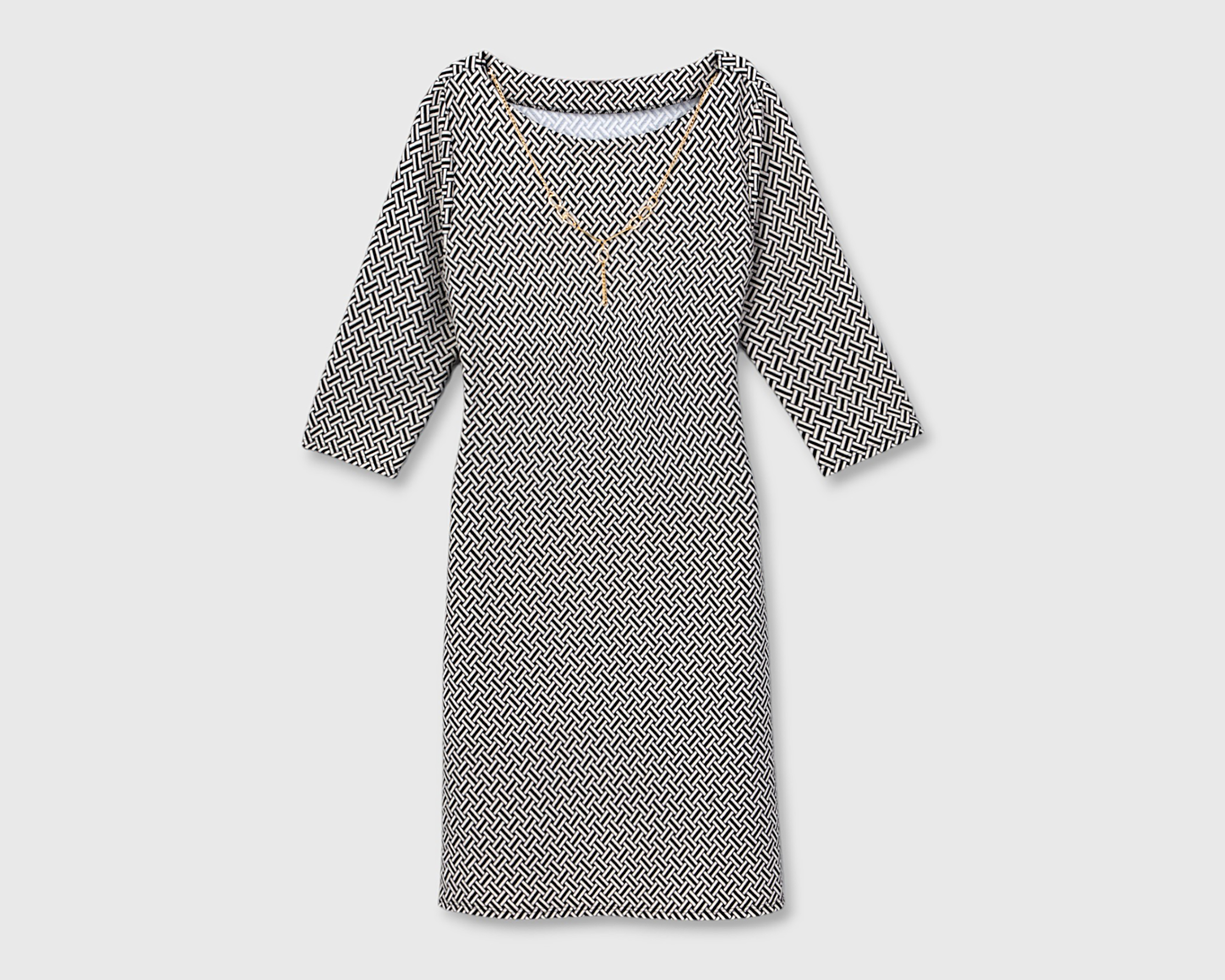 Vestido Casual Sahara con Collar