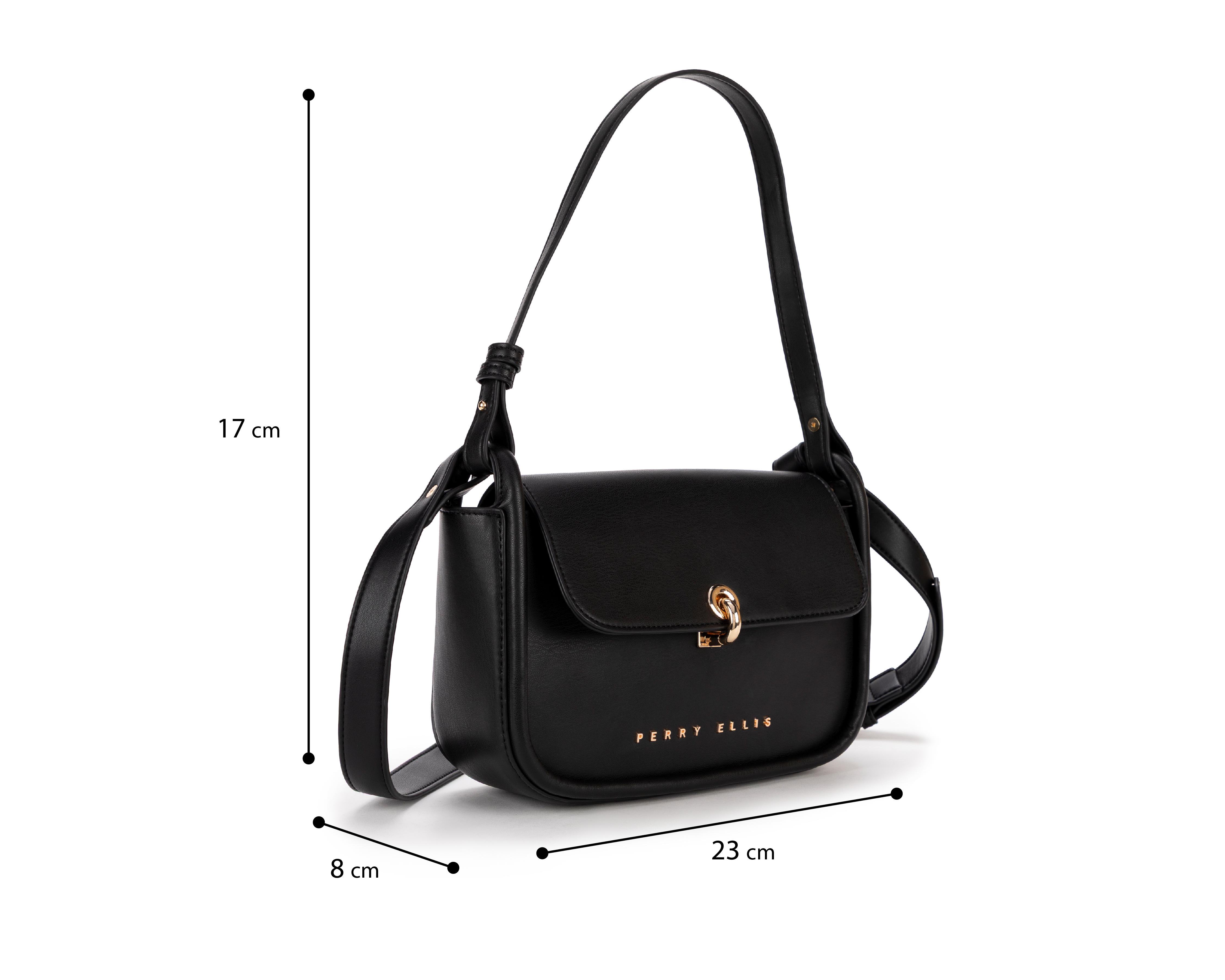 Foto 5 | Foto 5 | Bolsa Cruzada Perry Ellis