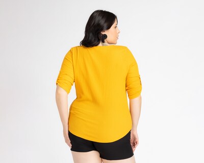 Foto 3 | Foto 3 | Blusa Lady Sun Manga 3/4 Amarilla