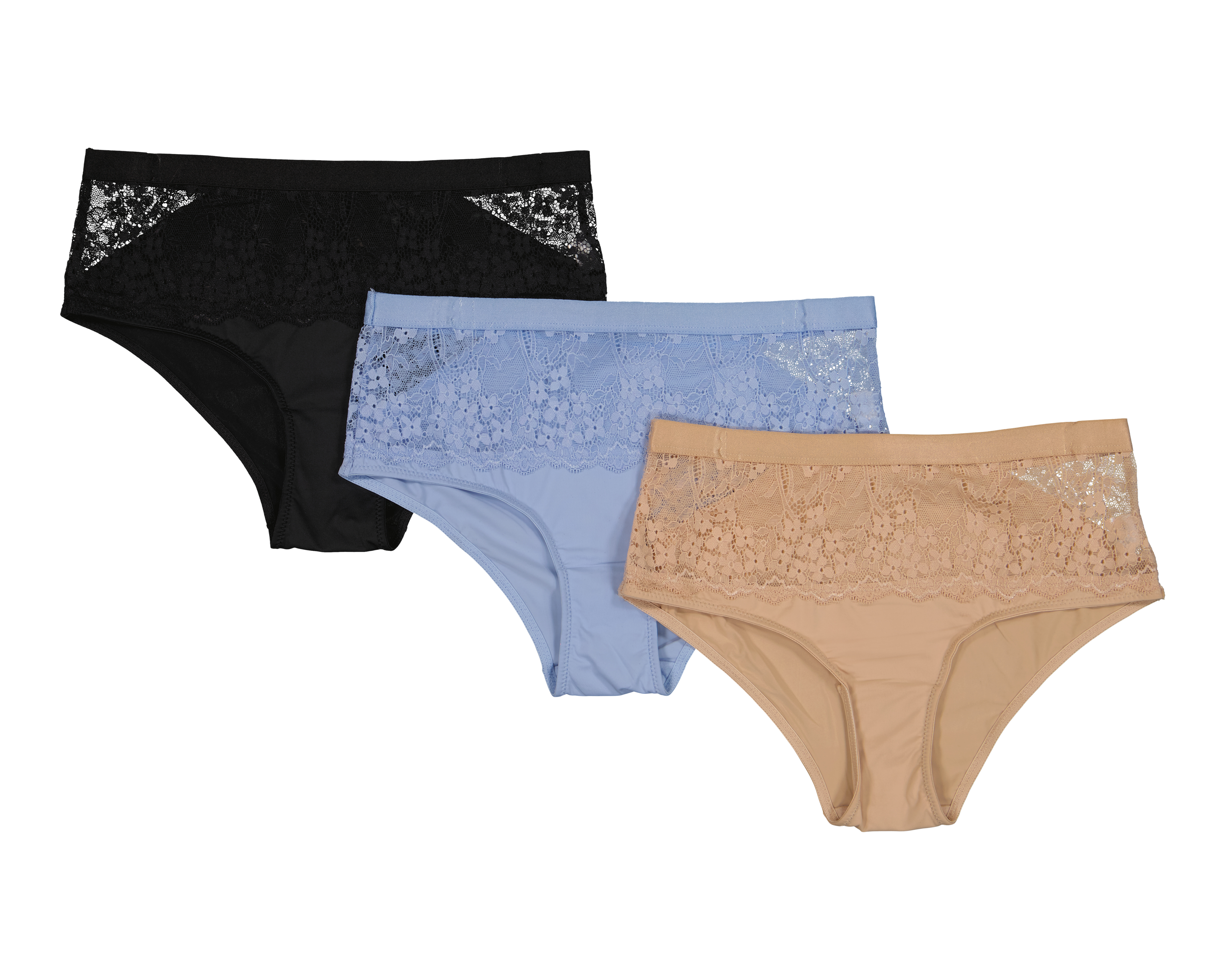 Foto 1 | Foto 1 | Pantaleta con Encaje Eva Tu Estilo íntimo para Mujer 3 Piezas