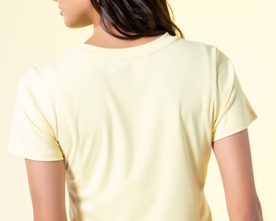 Foto 5 | Foto 5 | Playera Amarilla Strona para Mujer