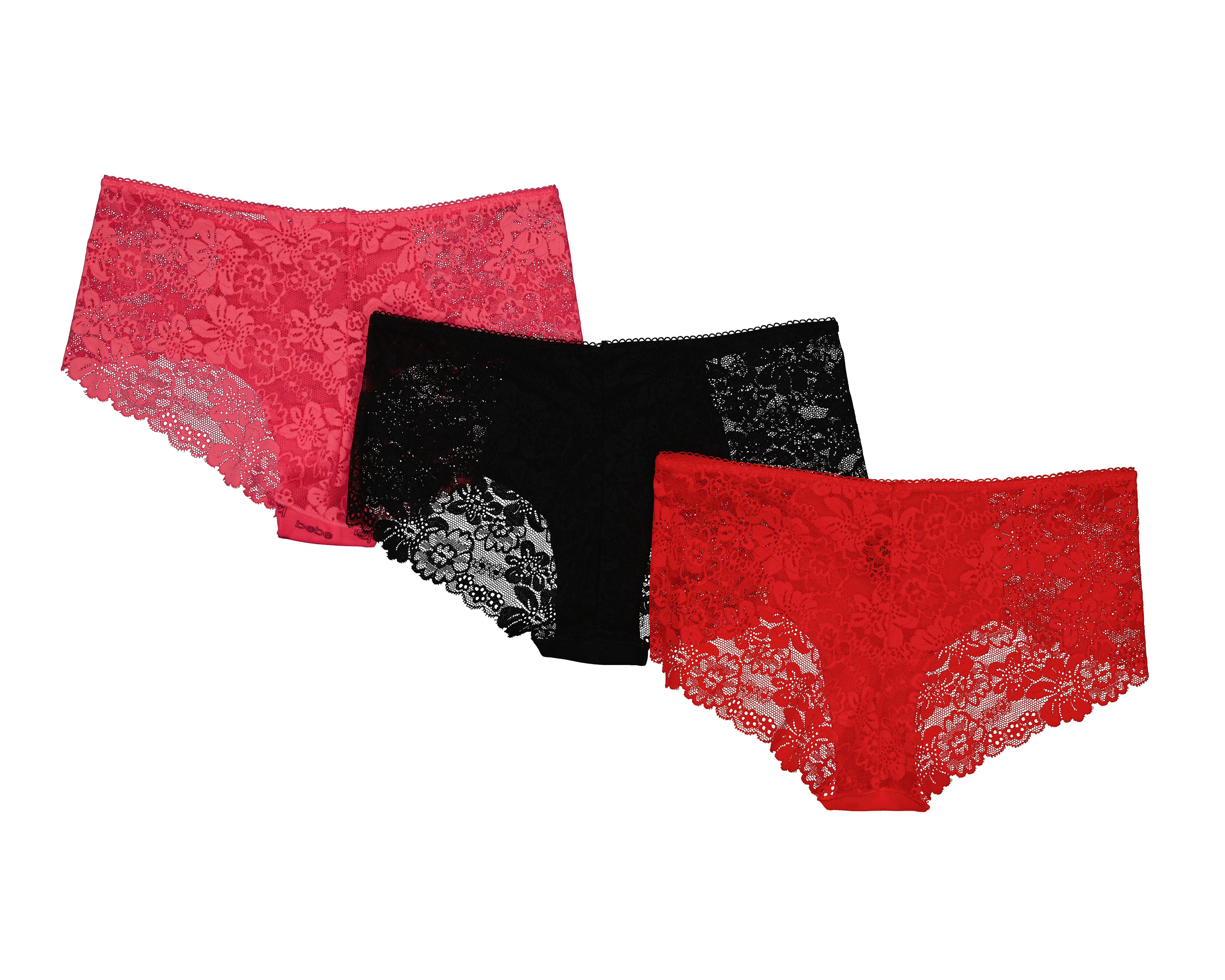 Foto 2 | Foto 2 | Bóxer de Encaje Bebe para Mujer 3 Piezas