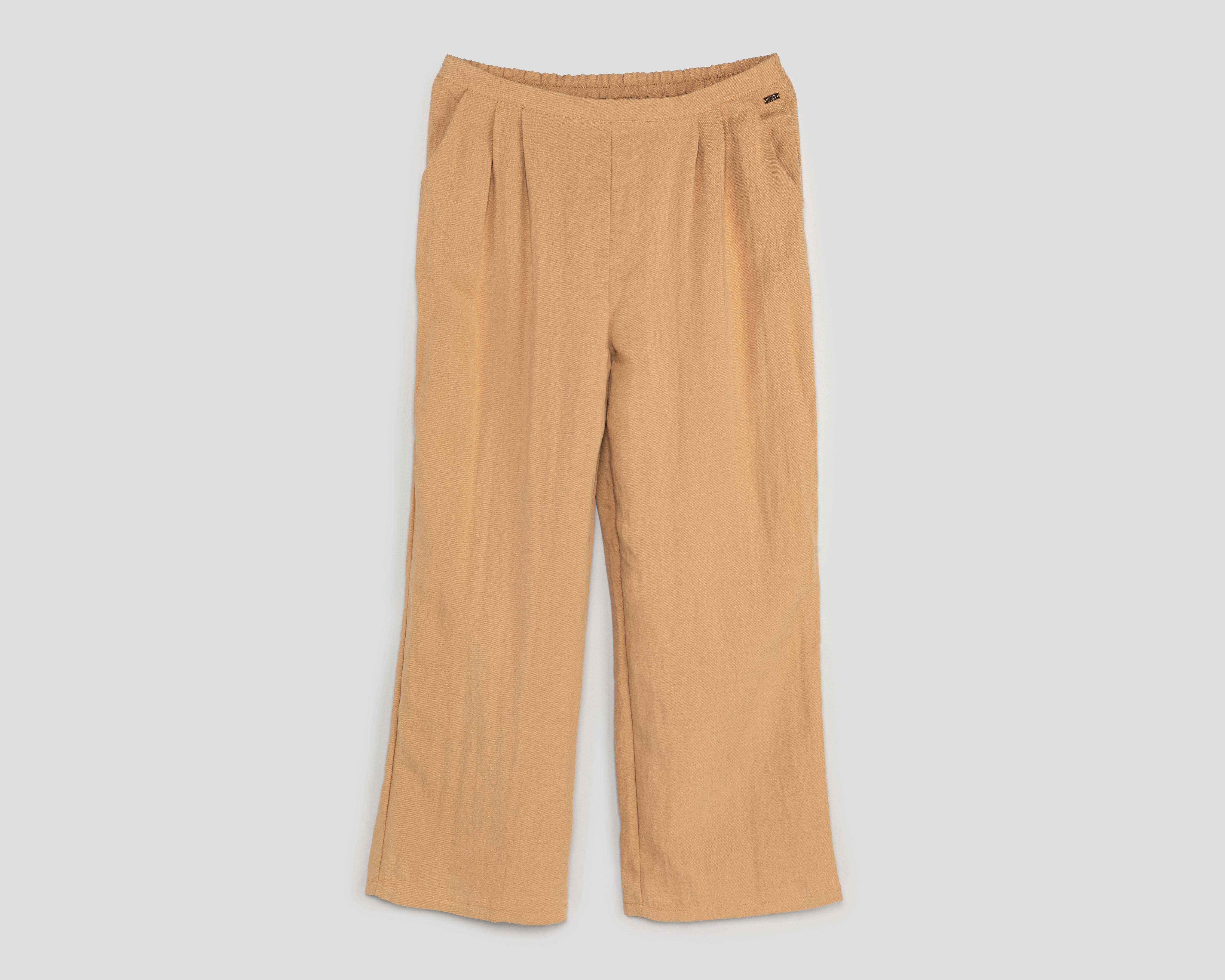 Foto 1 | Foto 1 | Pantalón Ancho Jennifer Lopez Caqui para Mujer