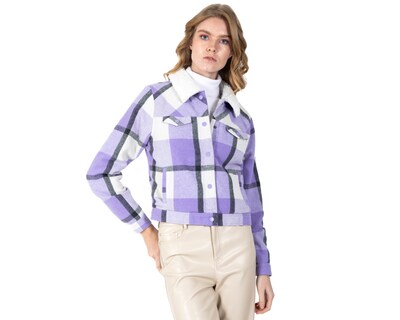 Foto 1 | Foto 1 | Chamarra a Cuadros Forever 21 para Mujer