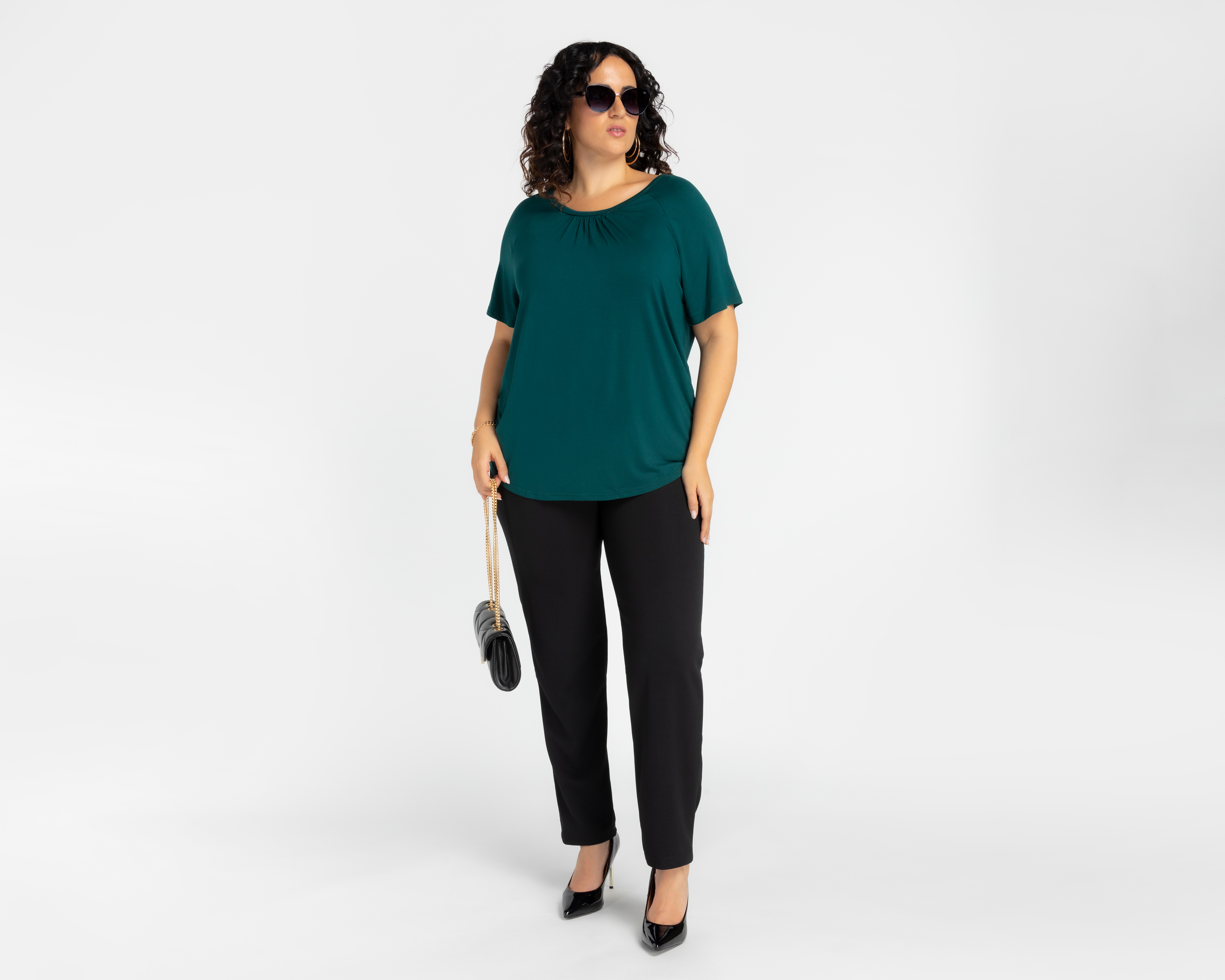 Foto 3 pulgar | Foto 2 | Pantalón de Vestir Lady Sun Negro para Mujer