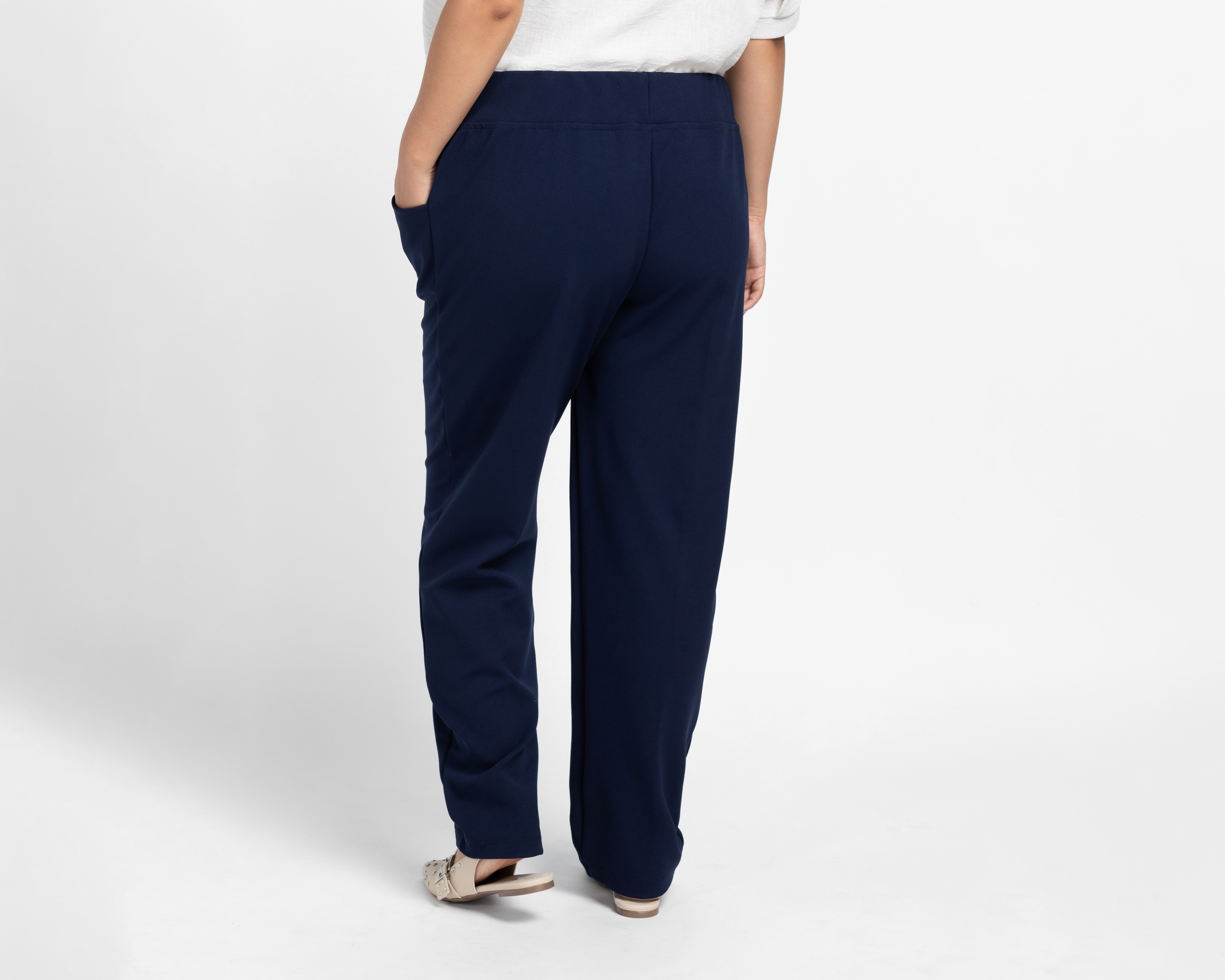 Foto 4 pulgar | Foto 3 | Pantalón de Vestir Lady Sun Cintura Elástica para Mujer