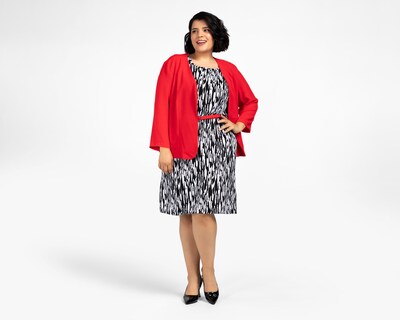 Foto 1 | Foto 1 | Vestido Formal Lady Sun Estampado Corto con Blazer