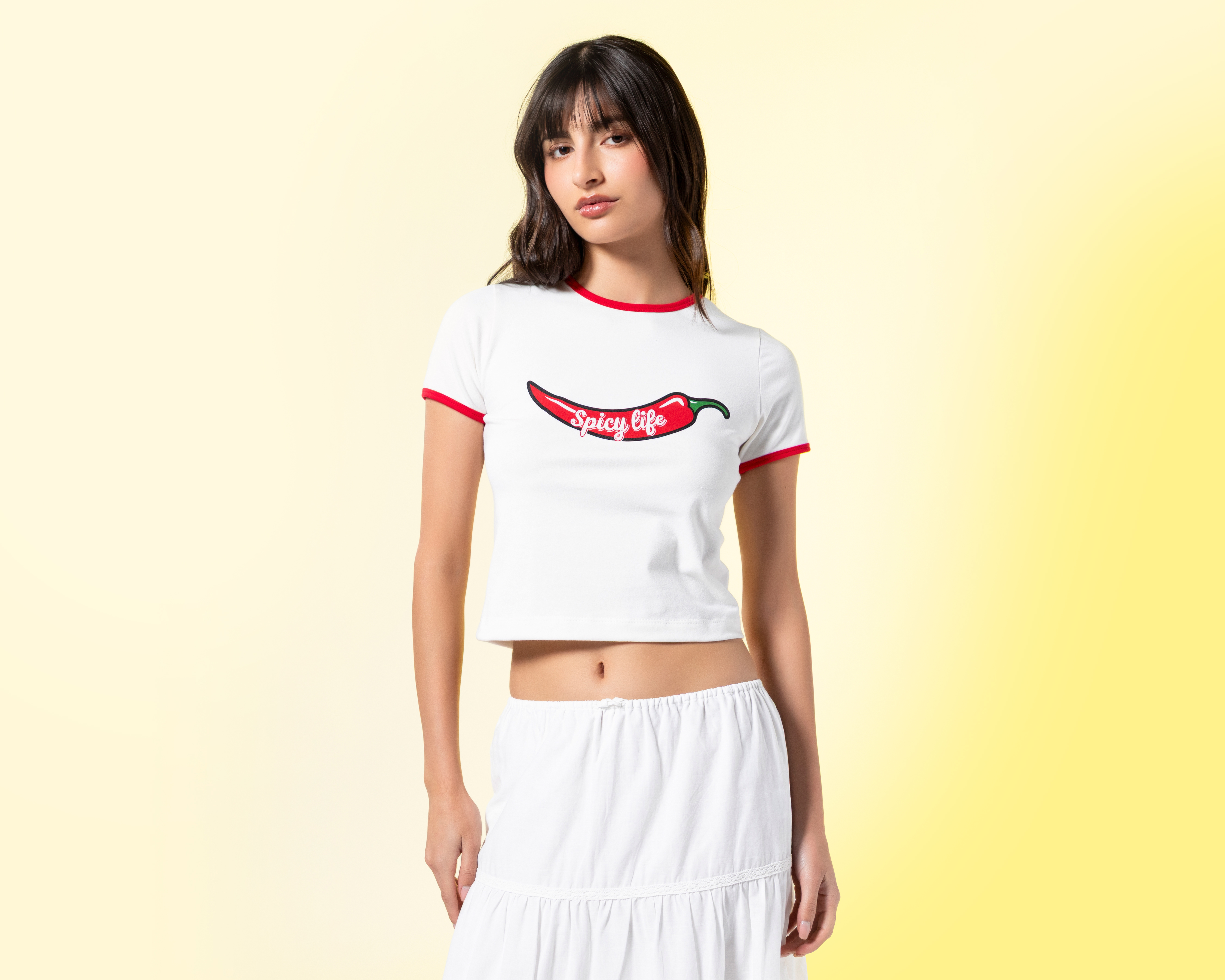 Foto 2 | Foto 2 | Playera Blanca Strona para Mujer