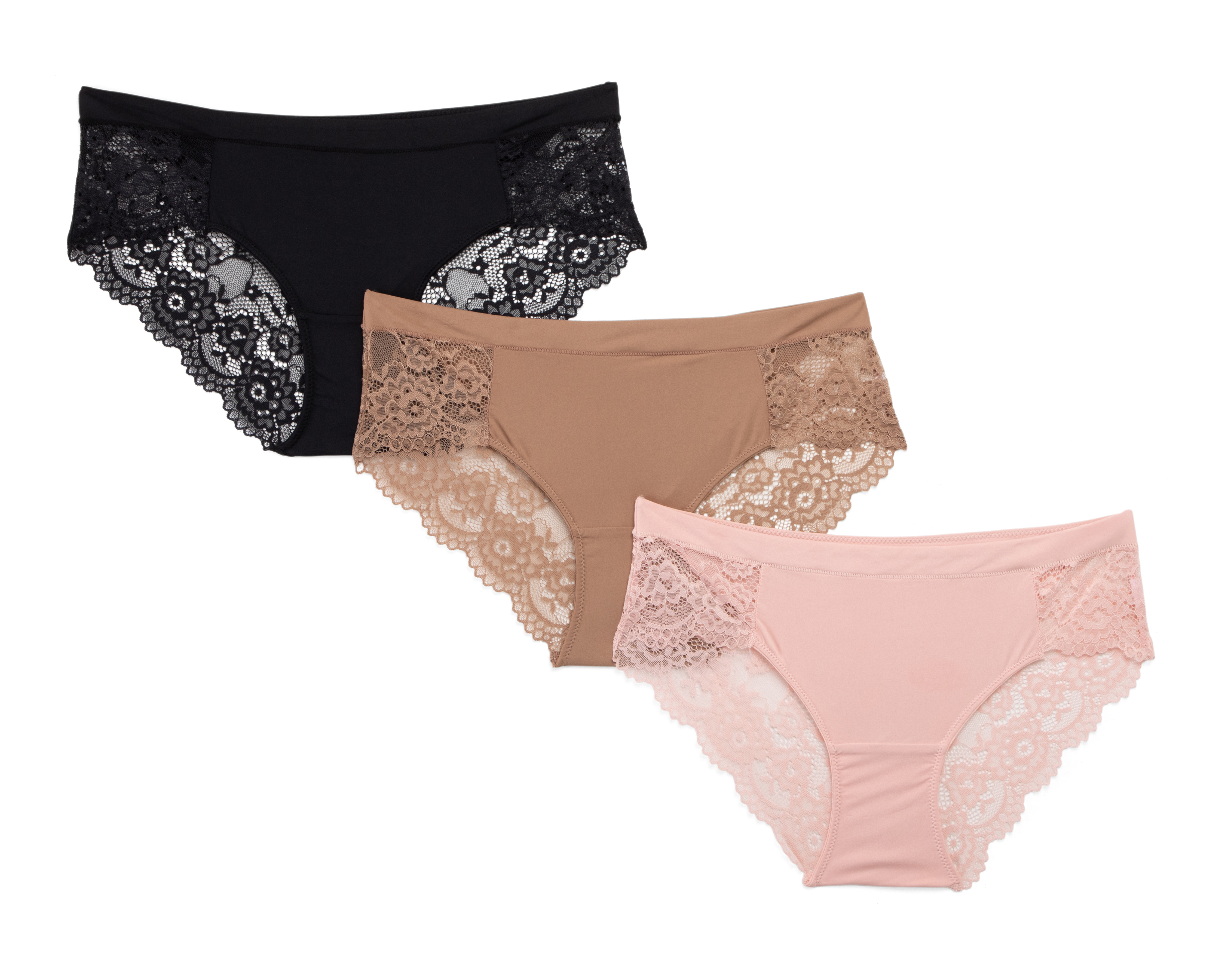 Bikini con Encaje Eva tu Estilo Íntimo para Mujer 3 Piezas