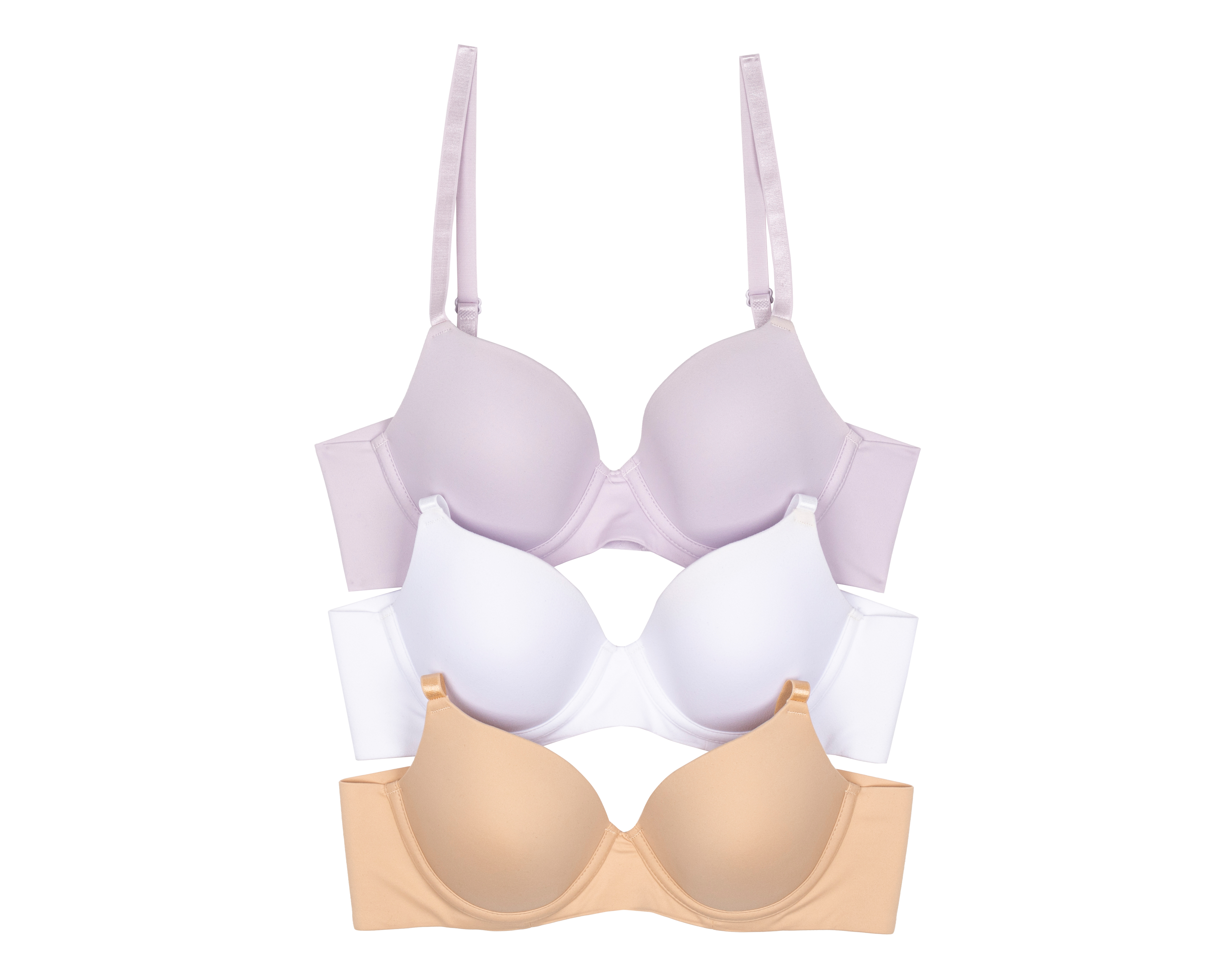Foto 2 pulgar | Foto 1 | Brasier con Varilla Beauty Secret Media Copa 3 Pack