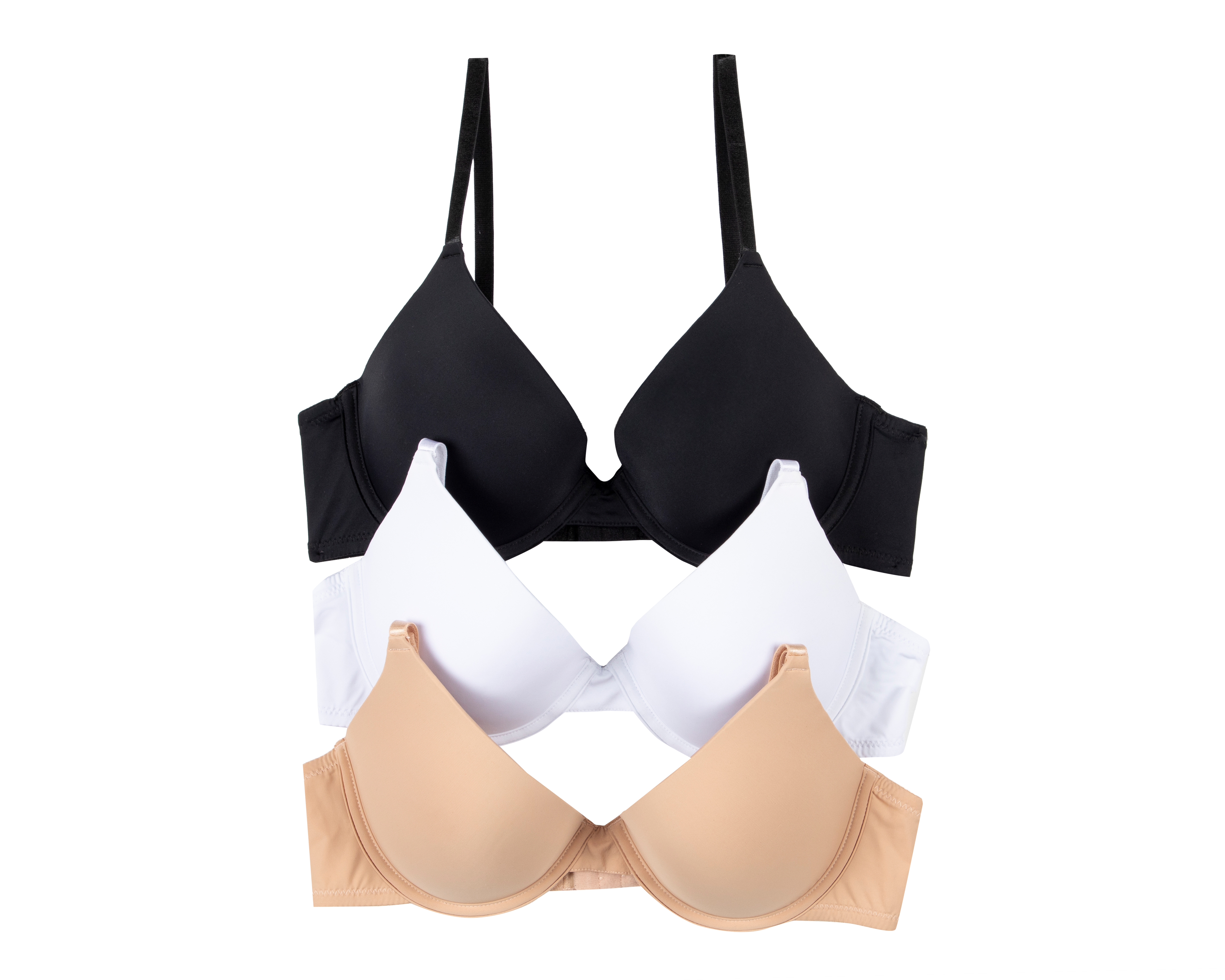 Foto 2 pulgar | Foto 1 | Brasier Beauty Secret Media Copa 3 Pack