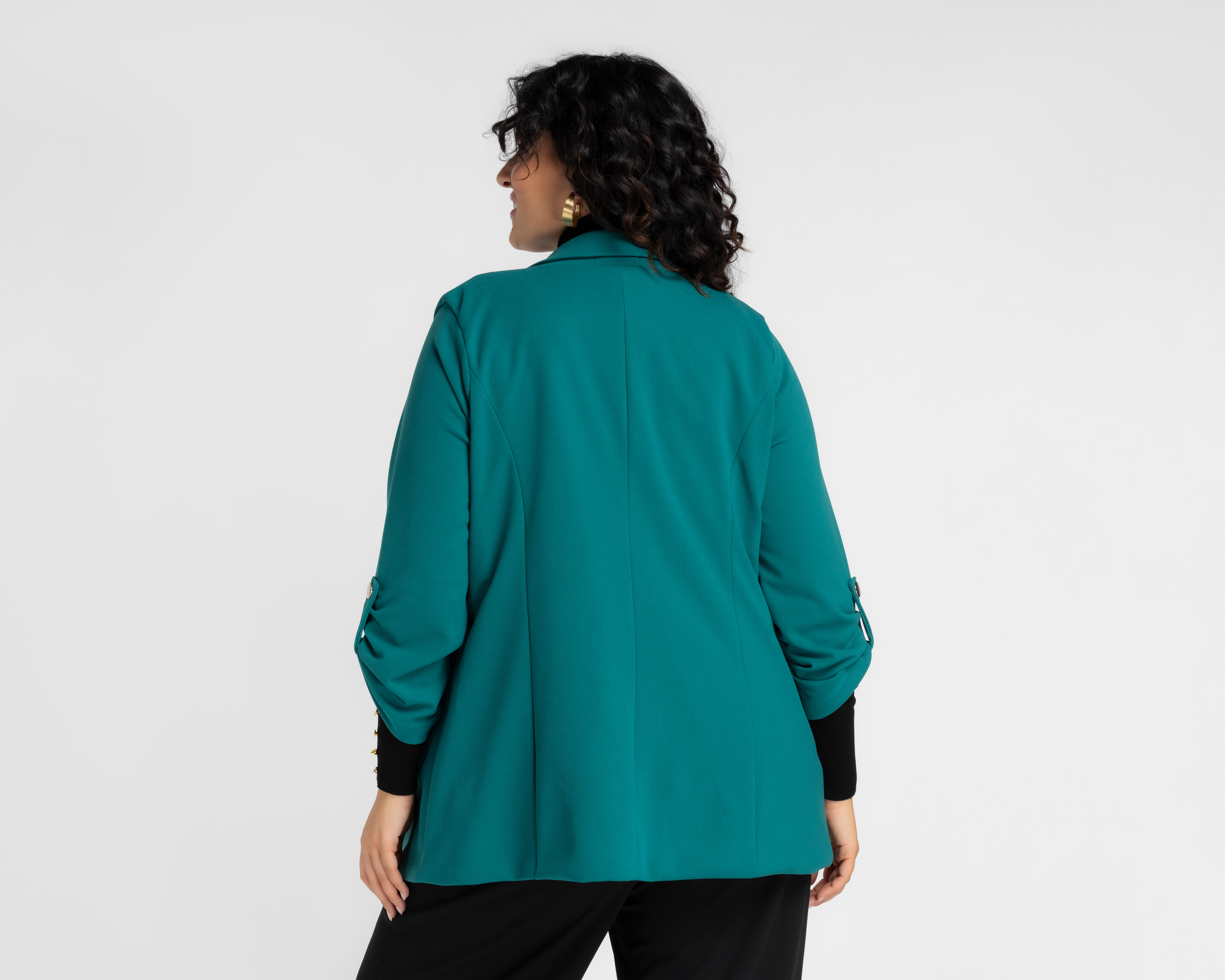 Foto 7 pulgar | Foto 6 | Blazer Verde Sahara para Mujer