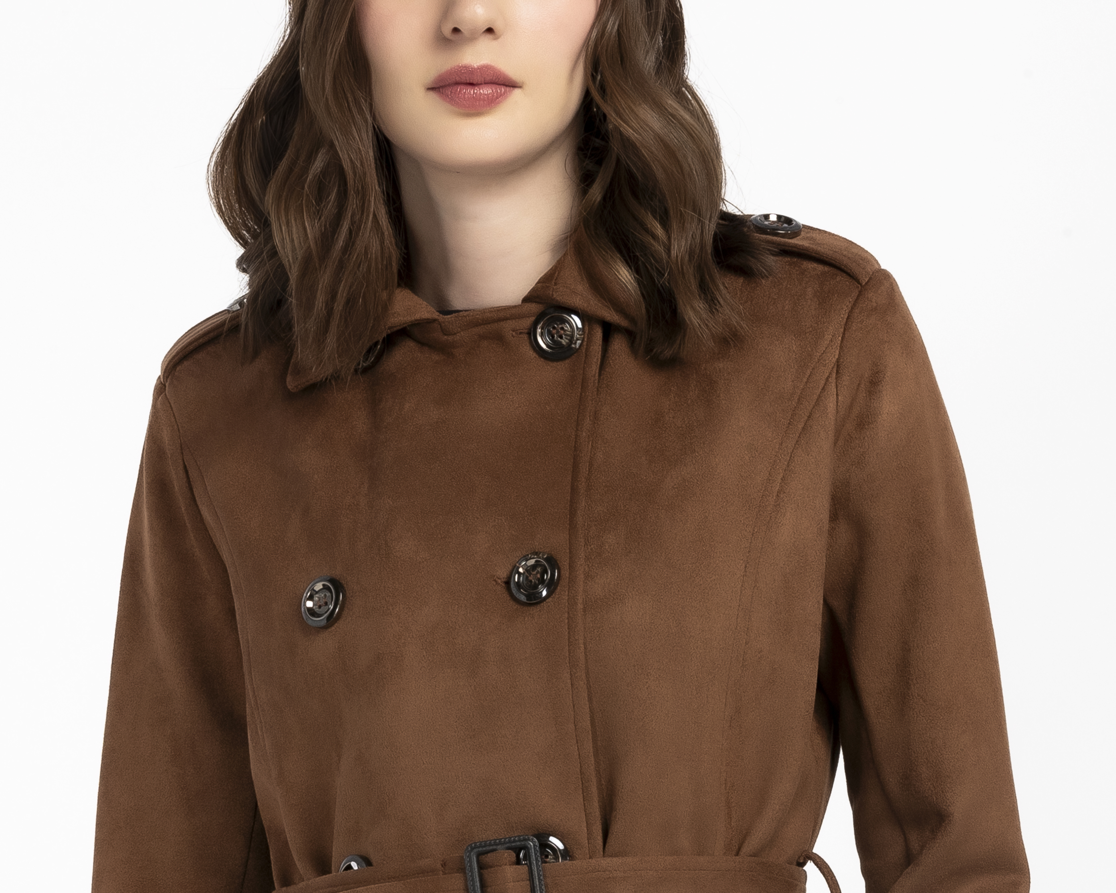 Foto 4 | Foto 4 | Abrigo con Cinturón Sahara para Mujer