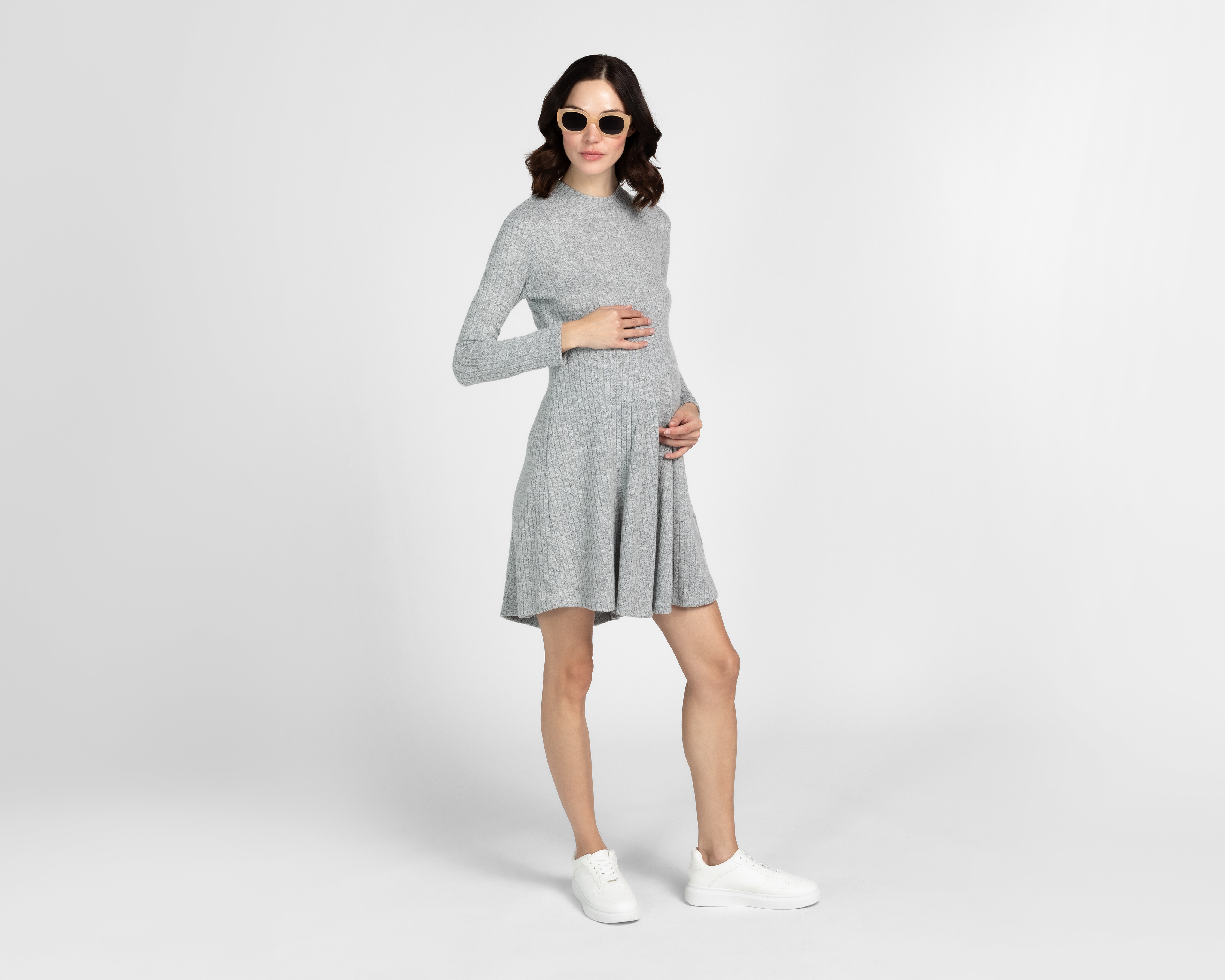 Foto 2 | Foto 2 | Vestido de Maternidad Mamá Bella Manga 3/4