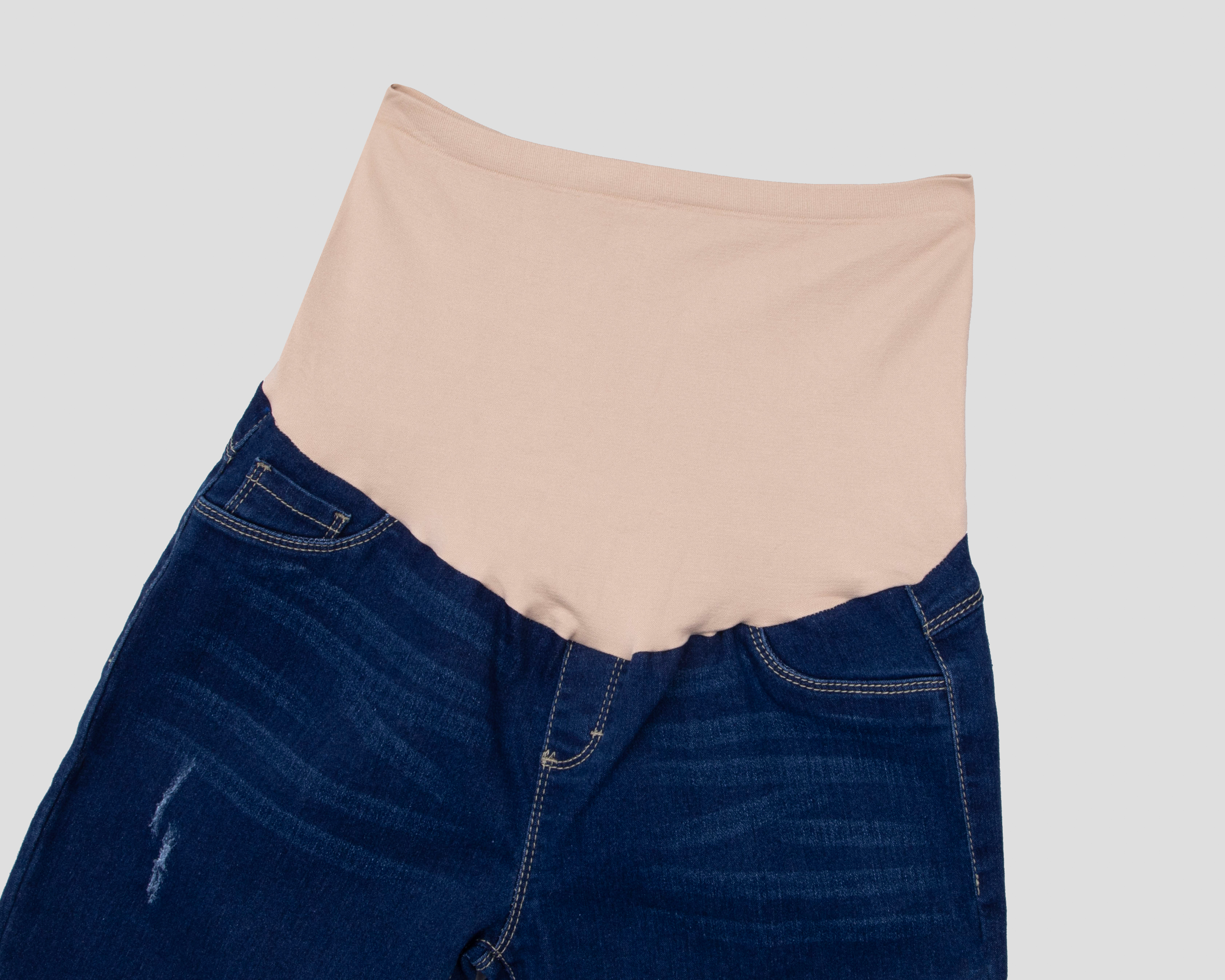 Foto 4 pulgar | Foto 3 | Pantalón de Maternidad Mamá Bella Deslavado