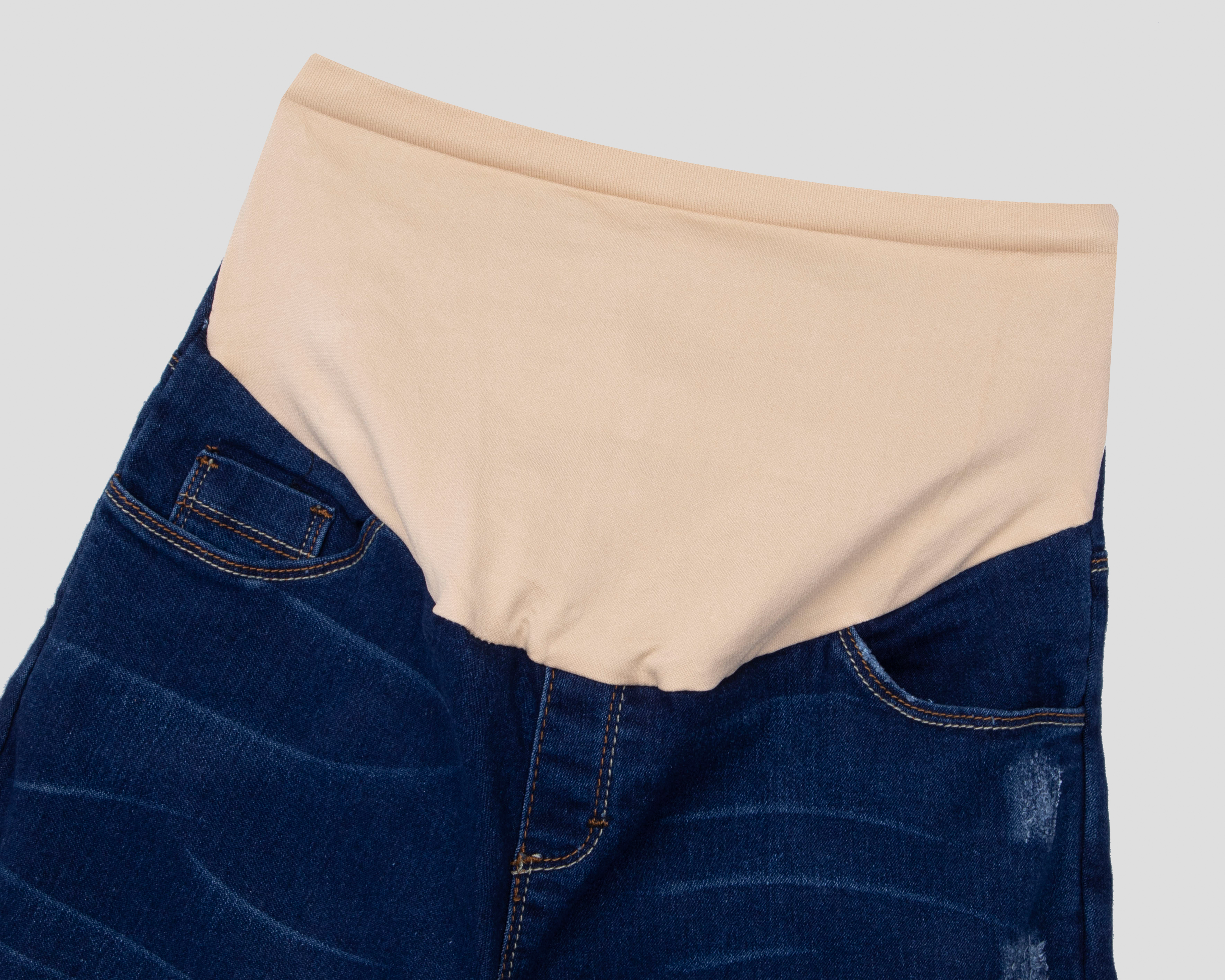 Foto 4 pulgar | Foto 3 | Pantalón de Maternidad Mamá Bella Deslavado