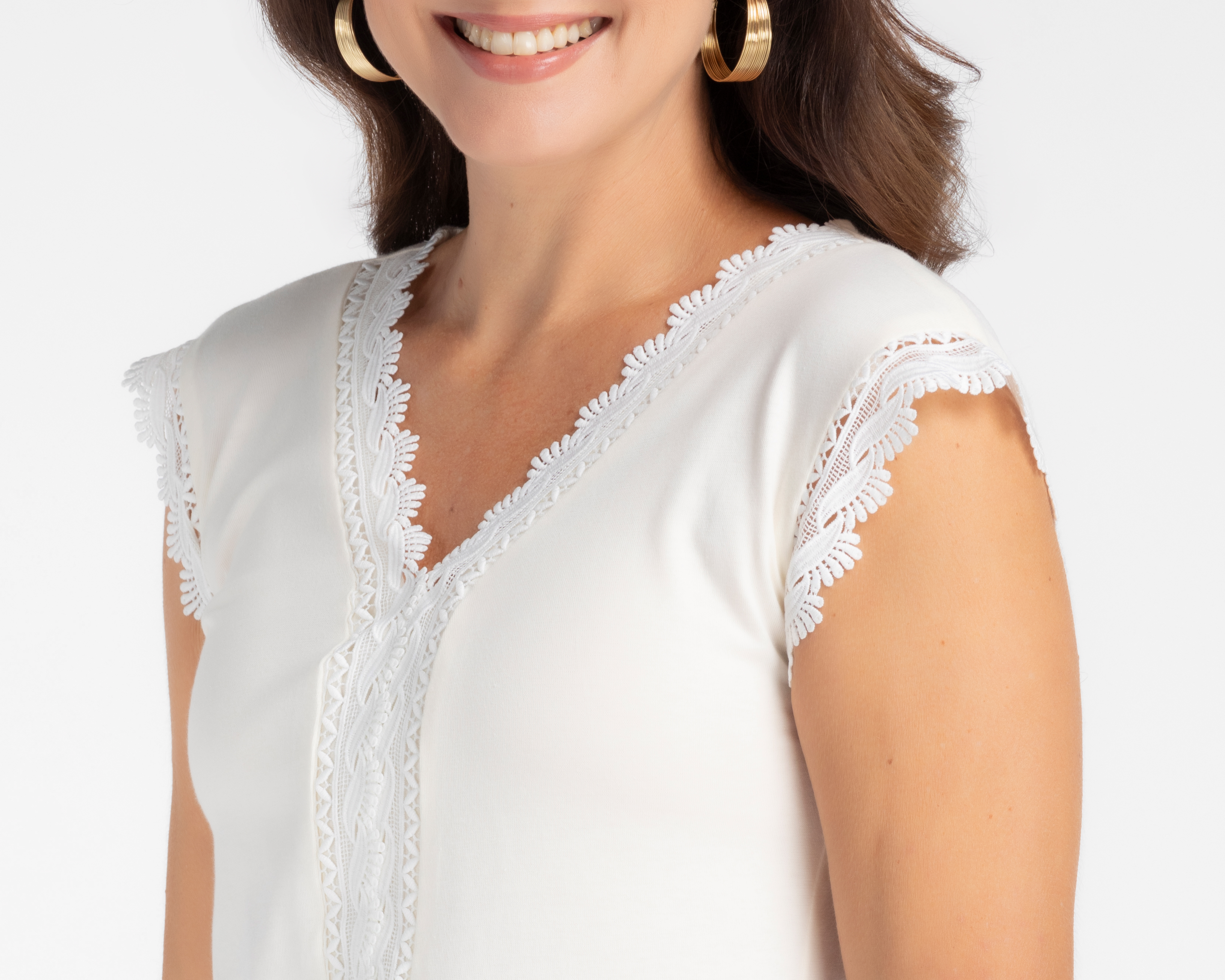 Foto 5 pulgar | Foto 4 | Blusa Sahara Manga Corta para Mujer