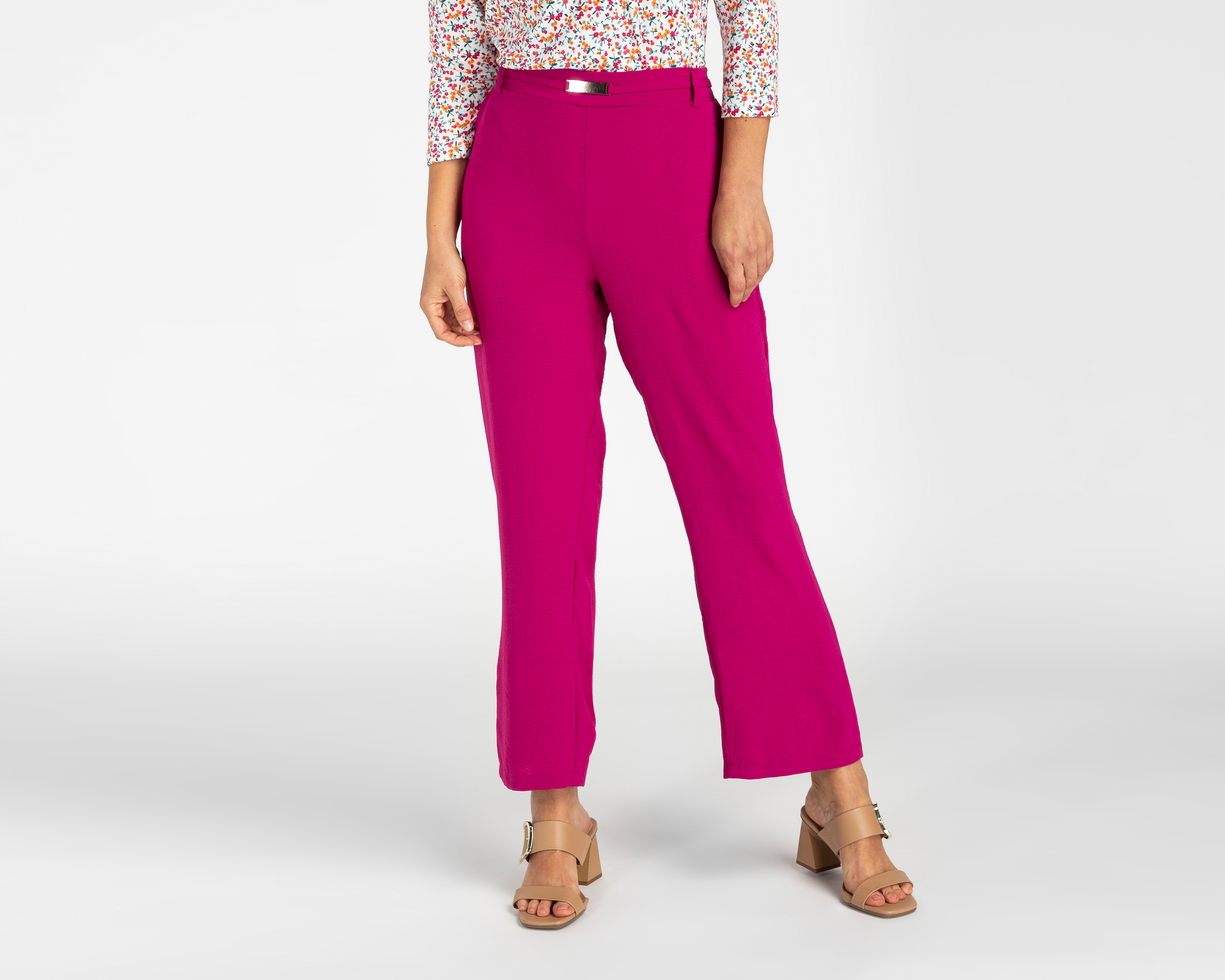 Pantalón de Vestir Sahara Rosa para Mujer