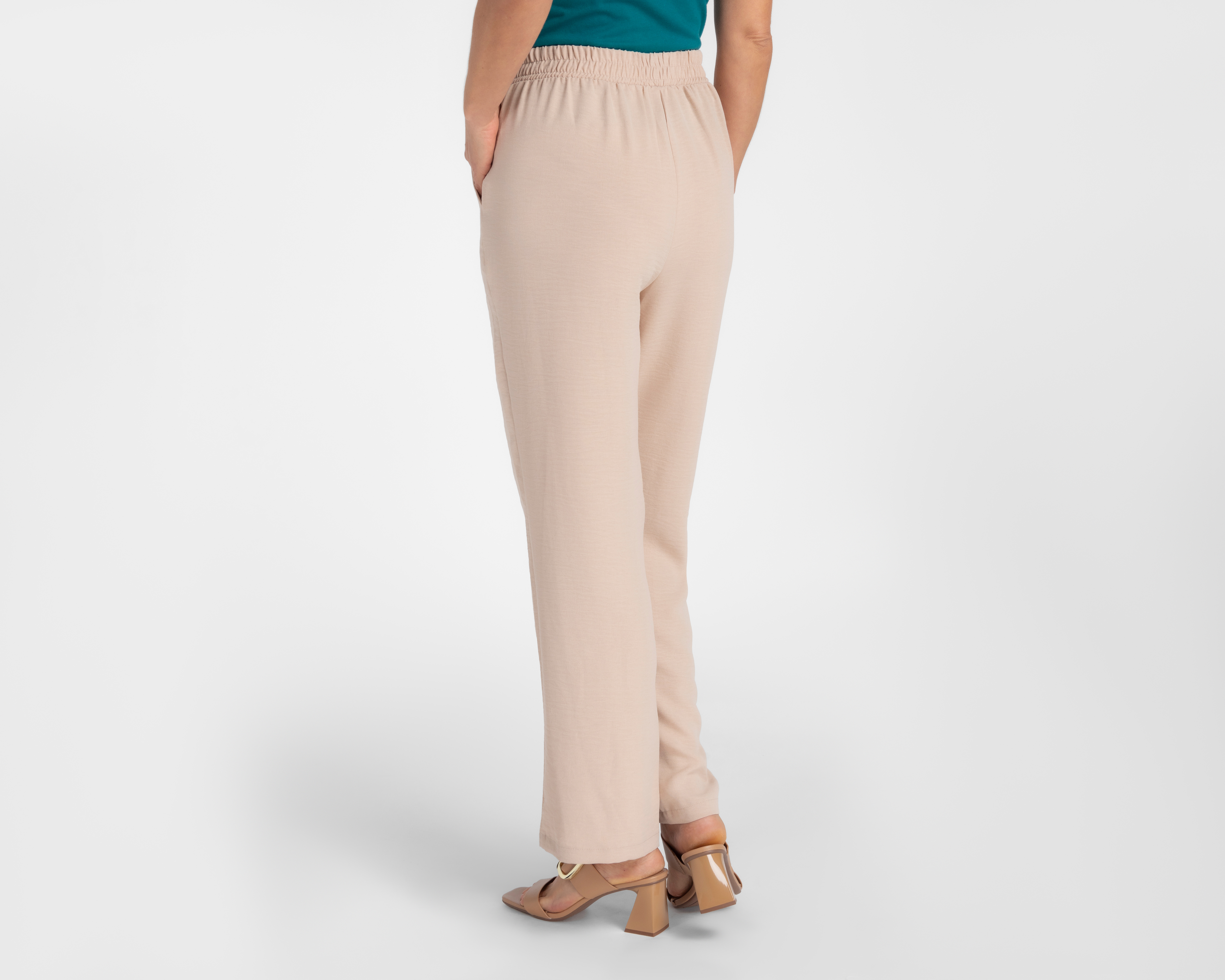 Foto 4 pulgar | Foto 3 | Pantalón de Vestir Sahara Beige para Mujer