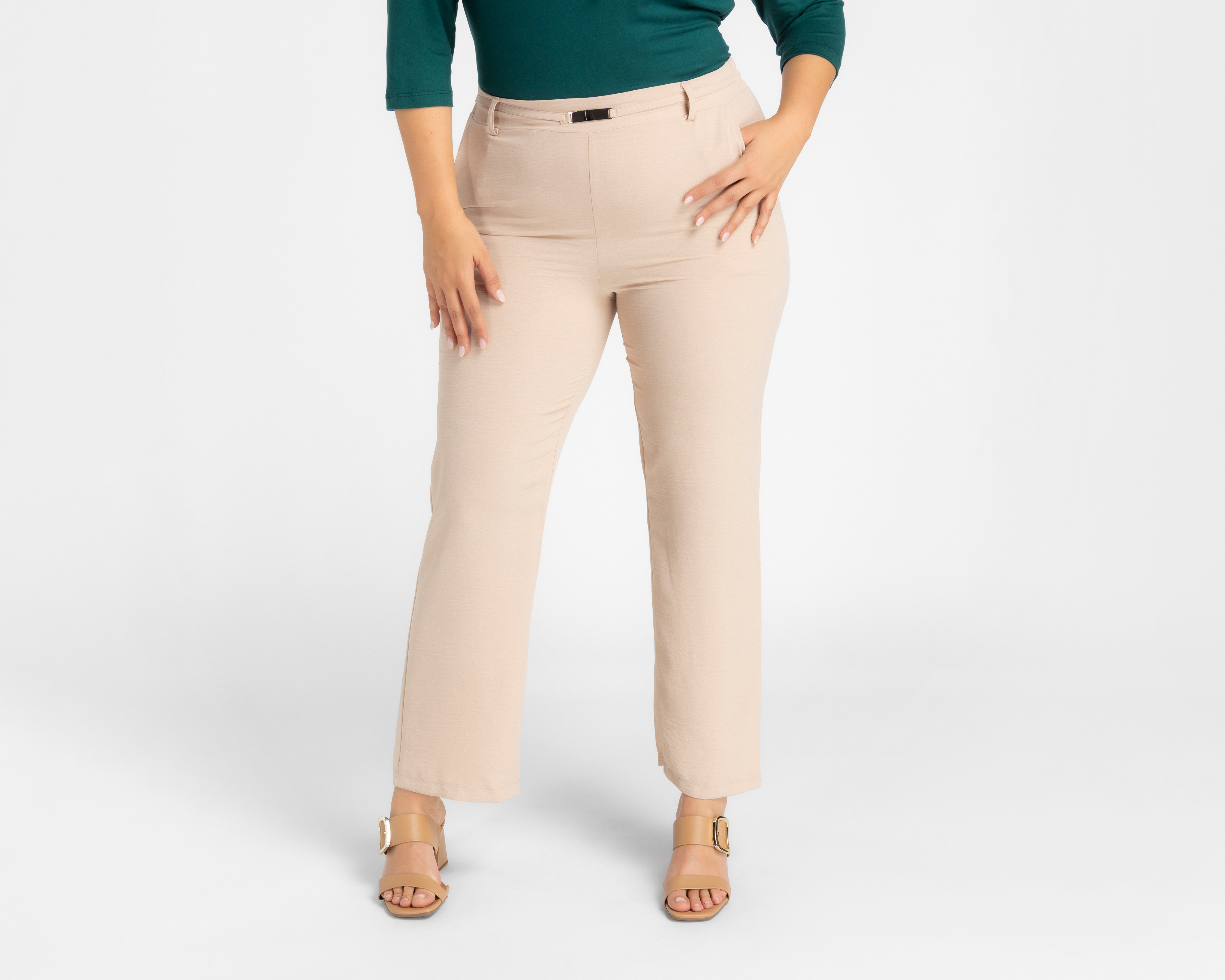 Foto 5 pulgar | Foto 4 | Pantalón de Vestir Sahara Beige para Mujer