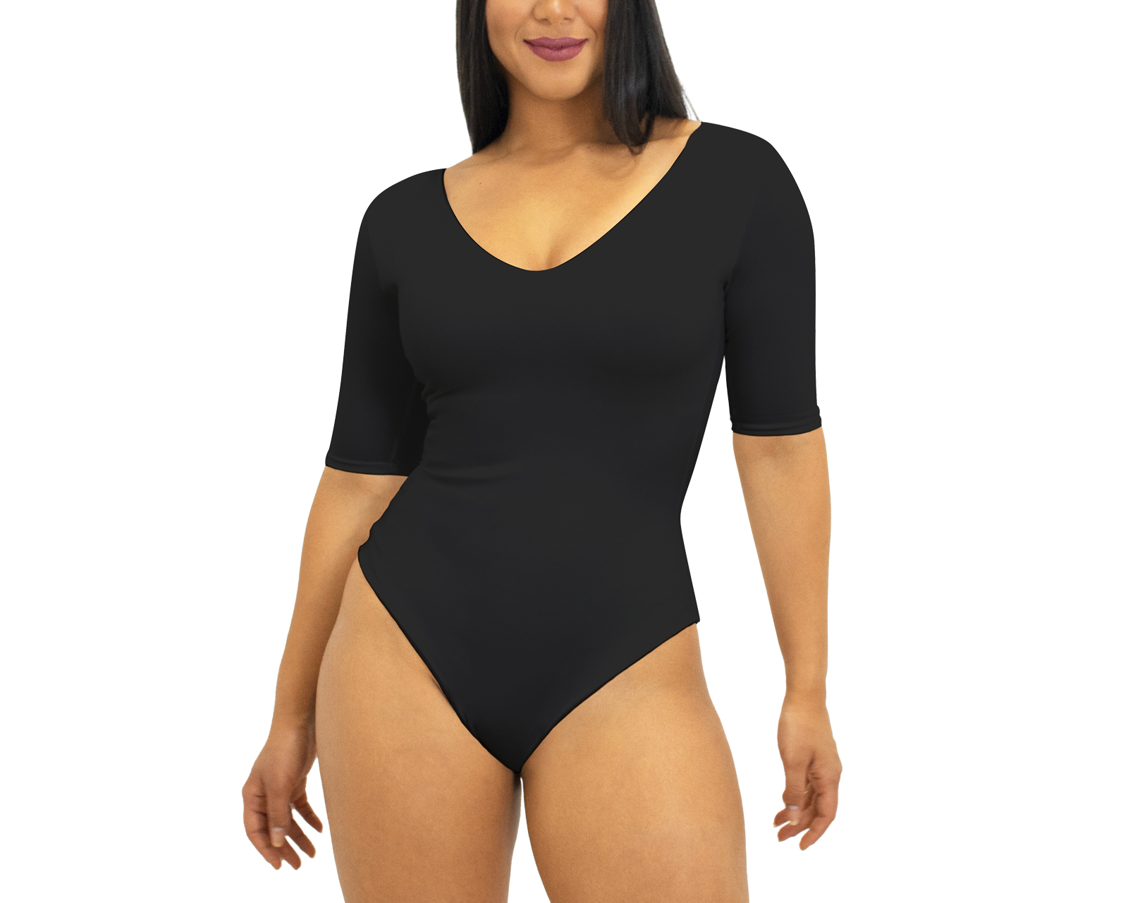 Foto 2 pulgar | Foto 1 | Body con Control Bella Confidence Escote Profundo para Mujer