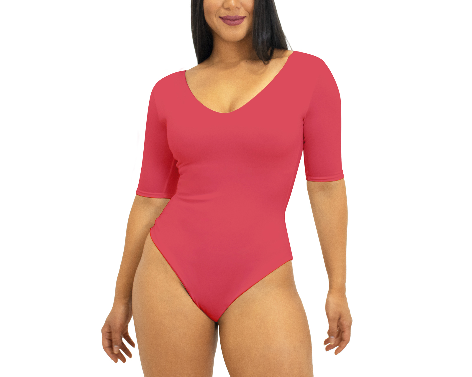 Foto 2 pulgar | Foto 1 | Body con Control Bella Confidence Escote Profundo para Mujer