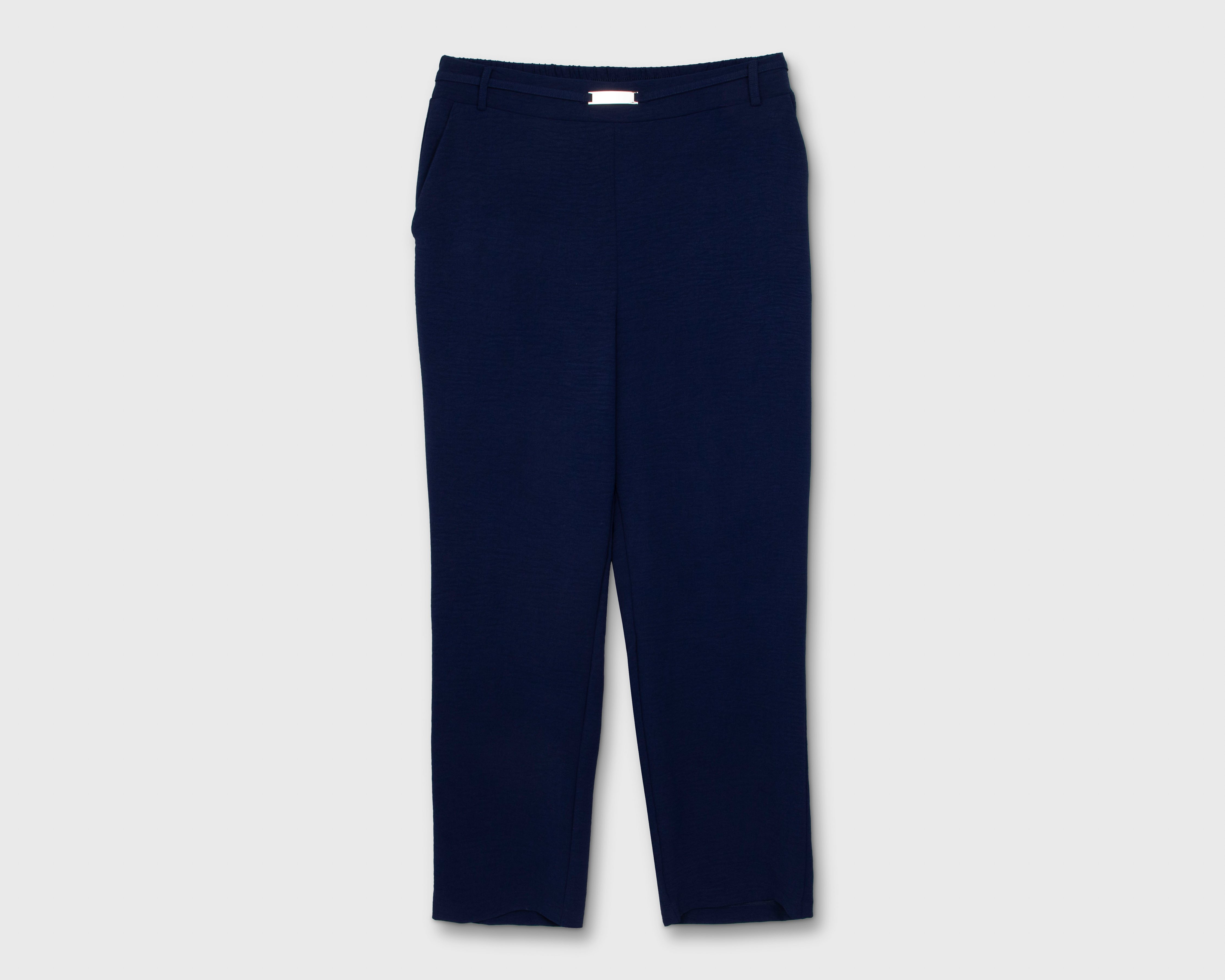 Foto 2 pulgar | Foto 1 | Pantalón de Vestir Sahara Azul para Mujer