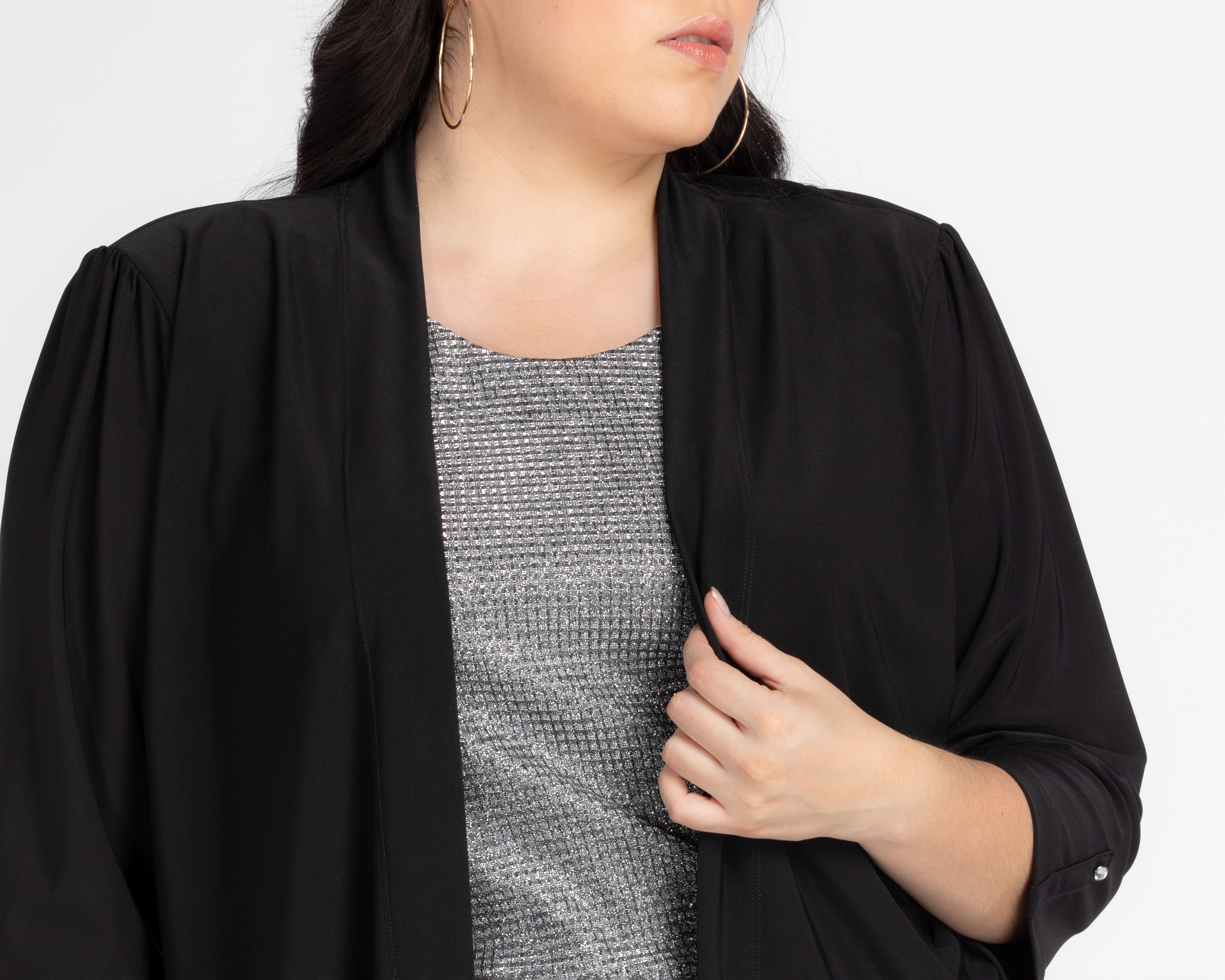 Foto 4 | Foto 4 | Blusa Lady Sun Manga Larga Negra