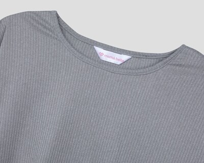 Foto 4 | Foto 4 | Blusa y Falda de Maternidad Mamá Bella Gris