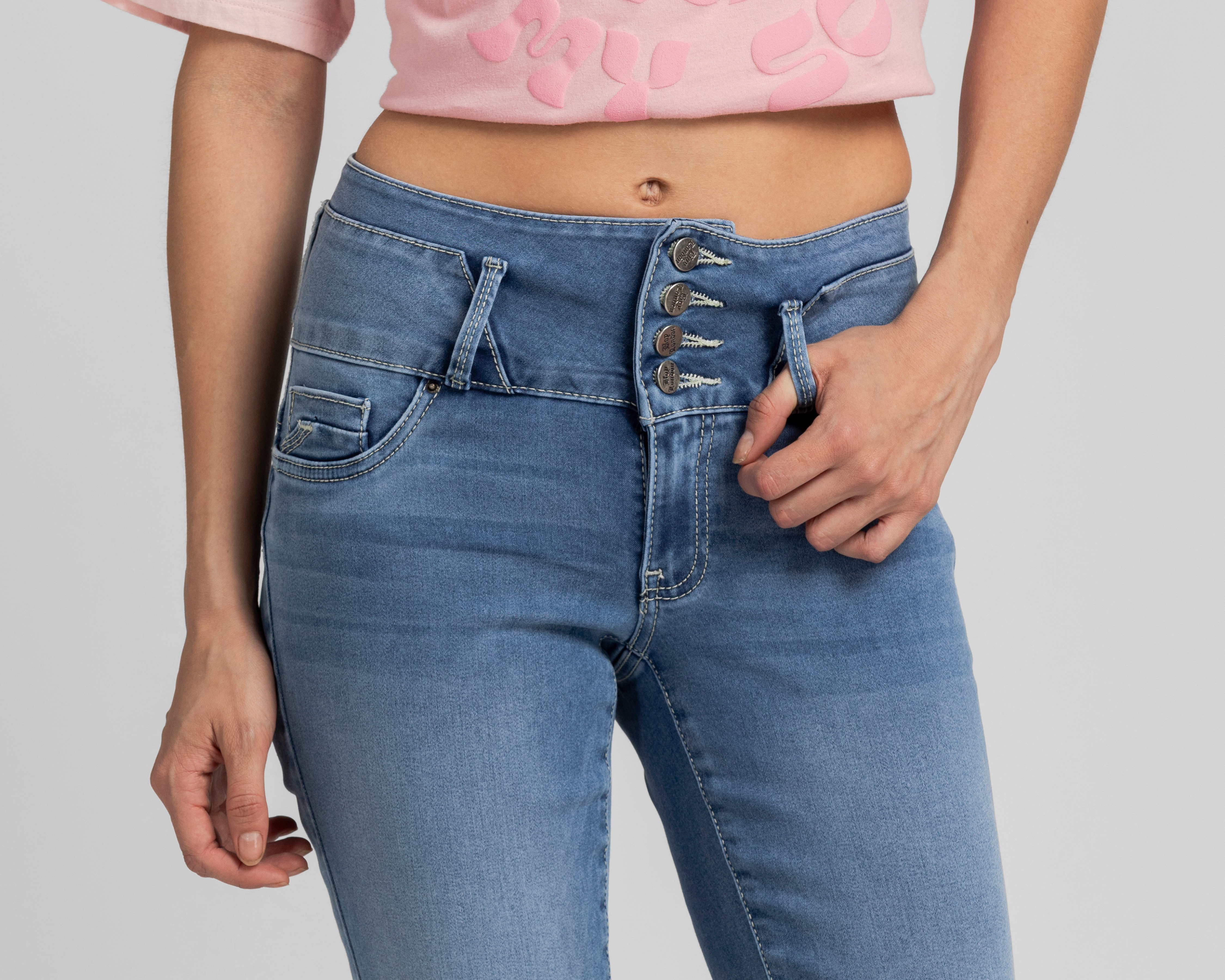 Foto 5 pulgar | Foto 4 | Jeans Skinny Boy London para Mujer