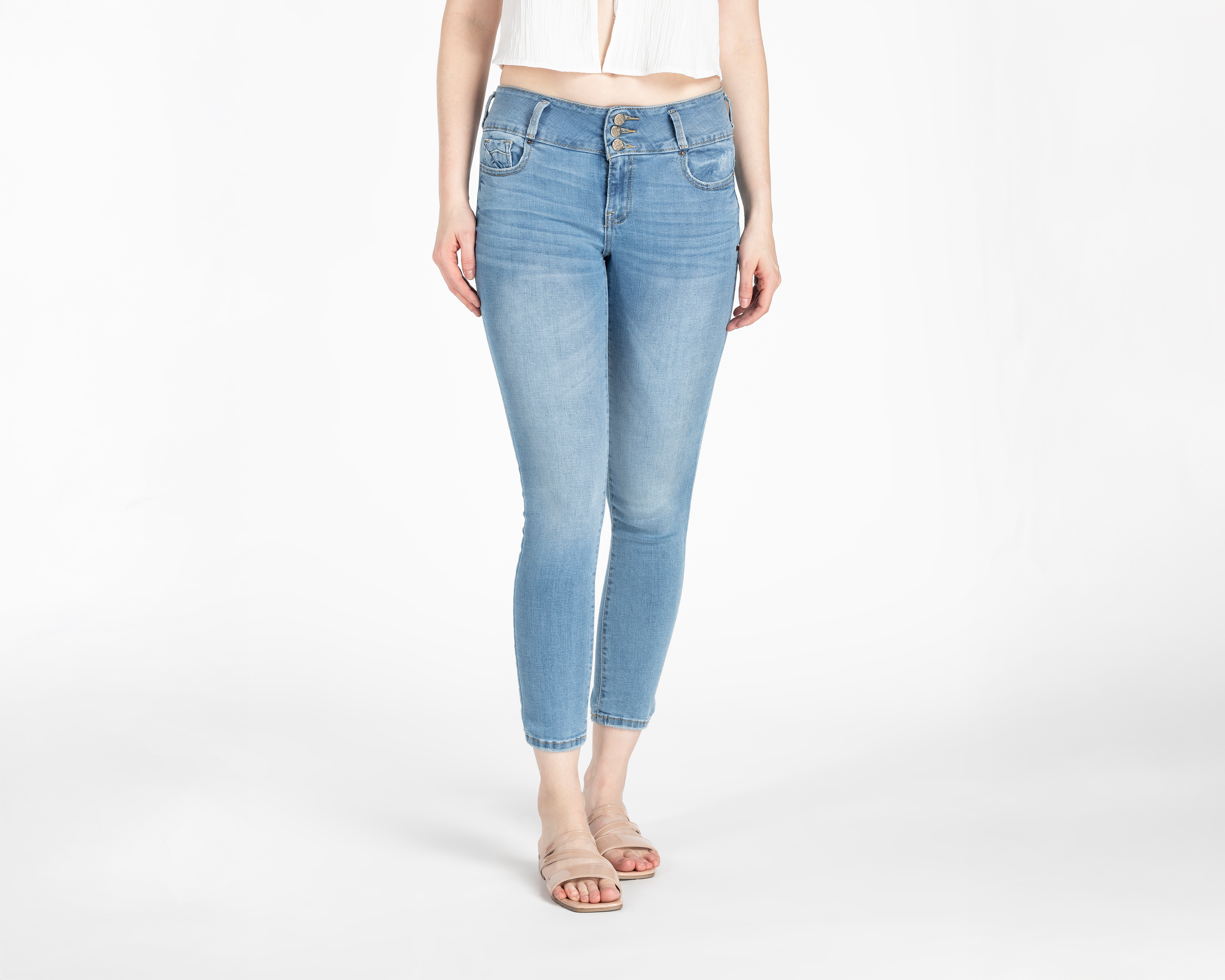 Foto 2 pulgar | Foto 1 | Jeans Skinny Boy London para Mujer