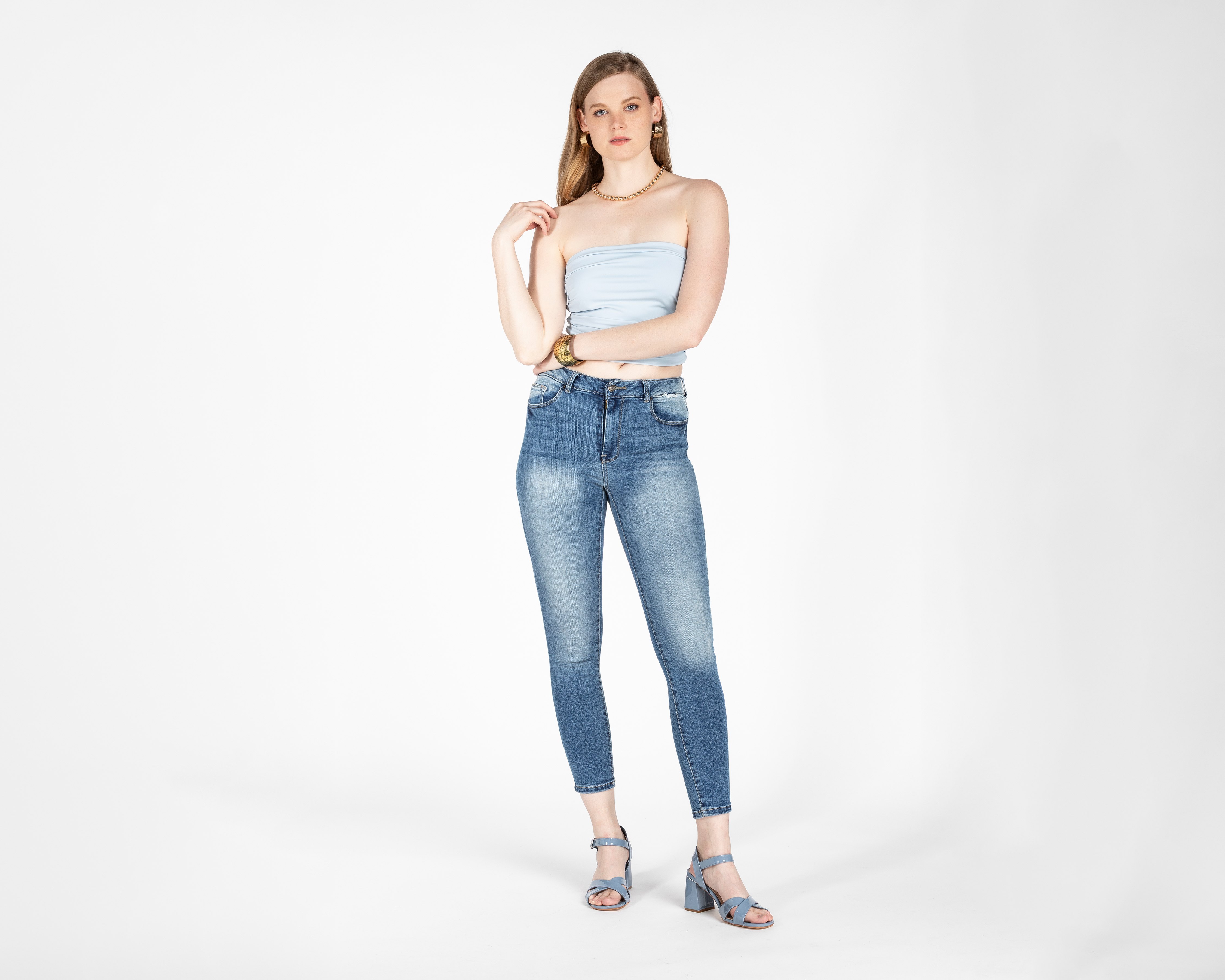 Foto 3 pulgar | Foto 2 | Jeans Skinny Boy London para Mujer