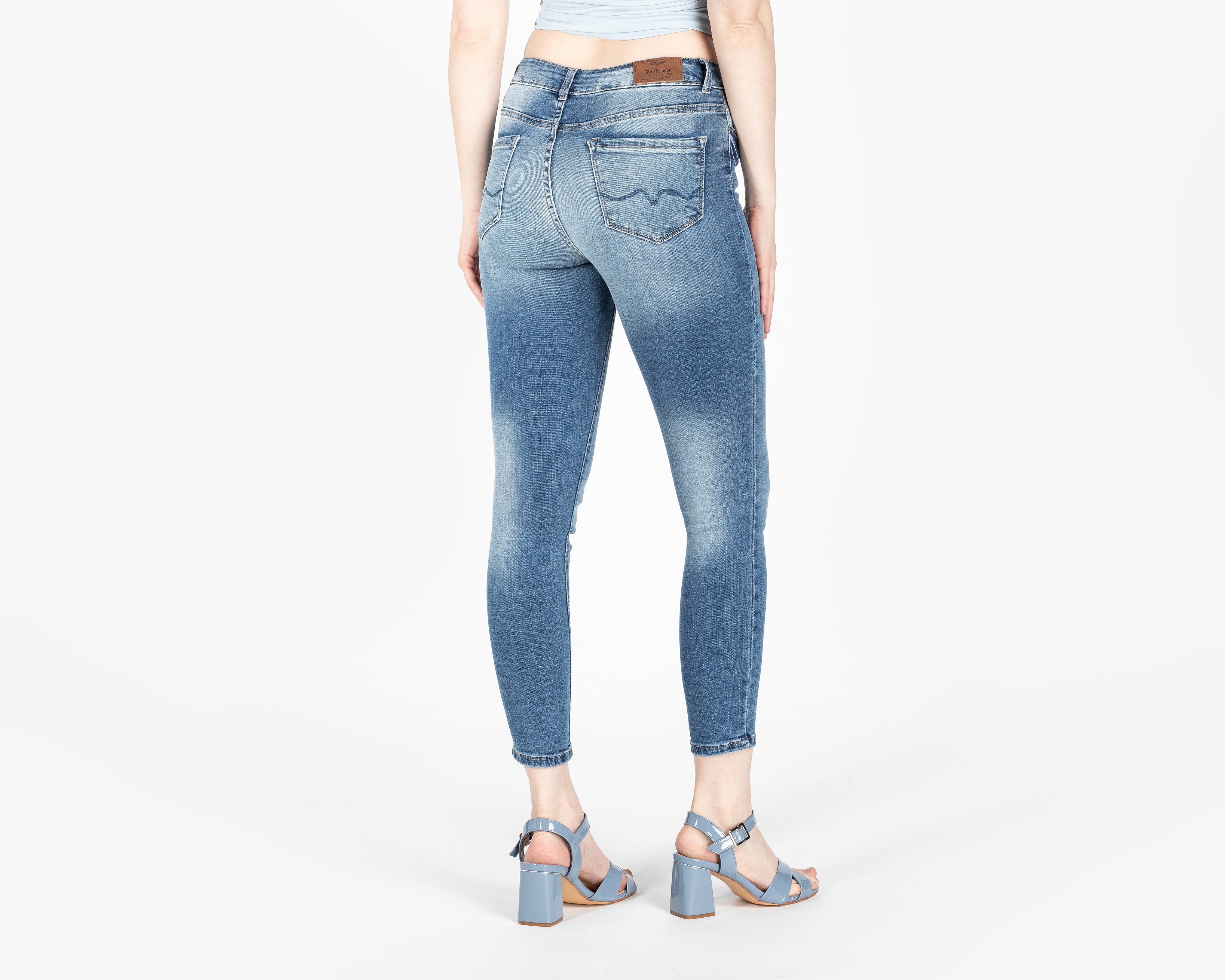 Foto 4 pulgar | Foto 3 | Jeans Skinny Boy London para Mujer