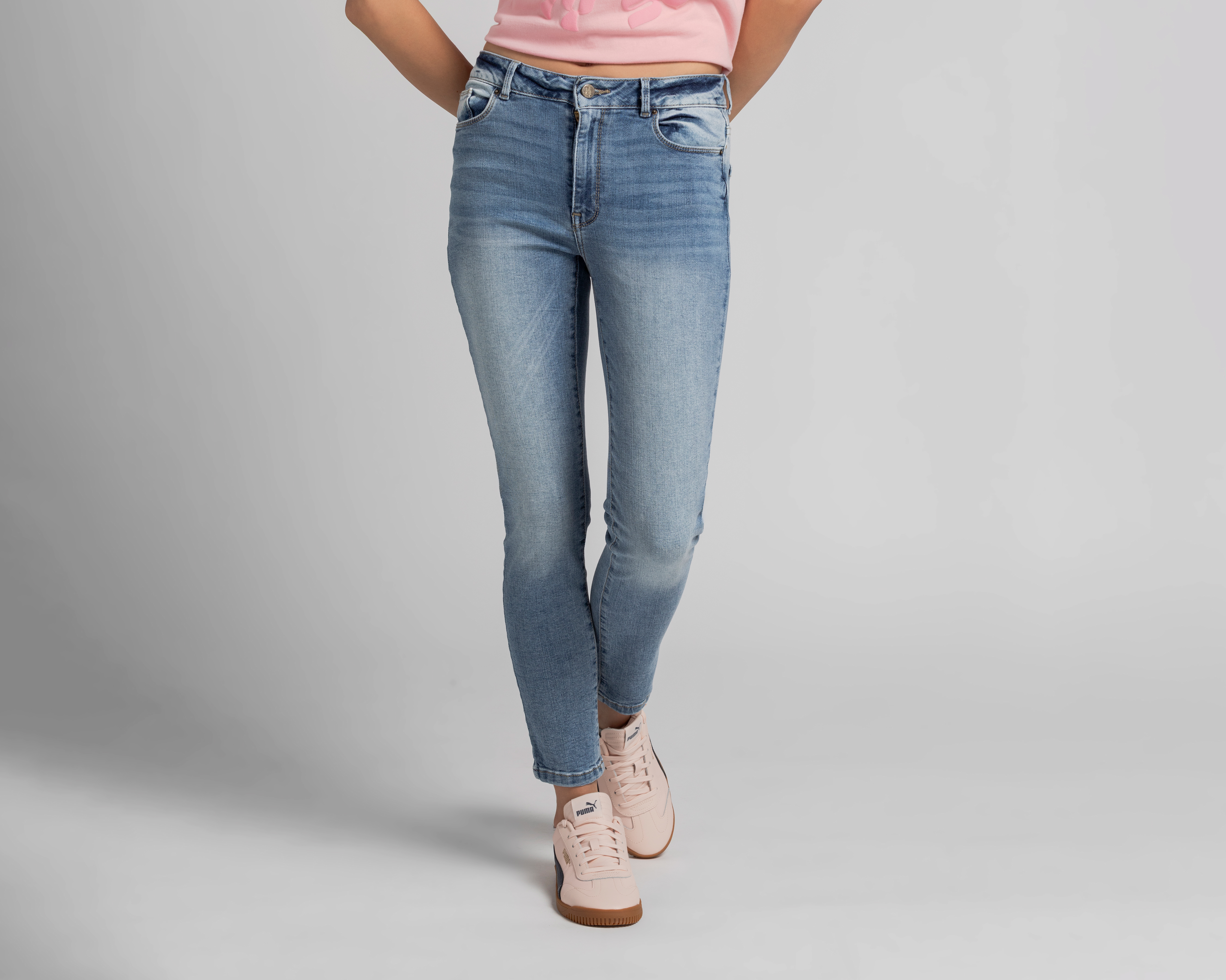 Foto 2 pulgar | Foto 1 | Jeans Skinny Boy London para Mujer