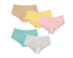 Pantaleta con Rib Eva tu Estilo Íntimo para Mujer 5 Piezas