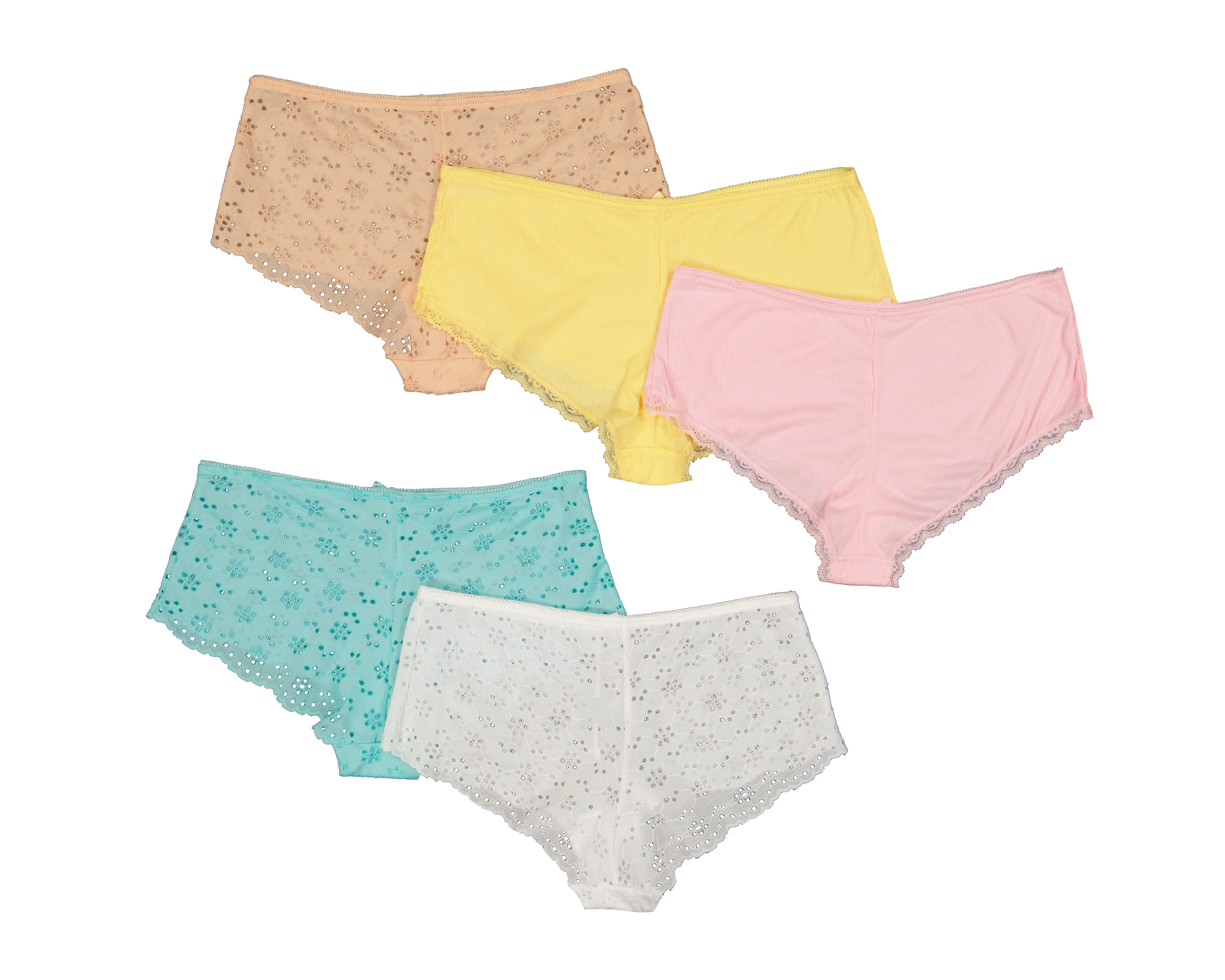 Foto 2 | Foto 2 | Pantaleta con Rib Eva tu Estilo Íntimo para Mujer 5 Piezas