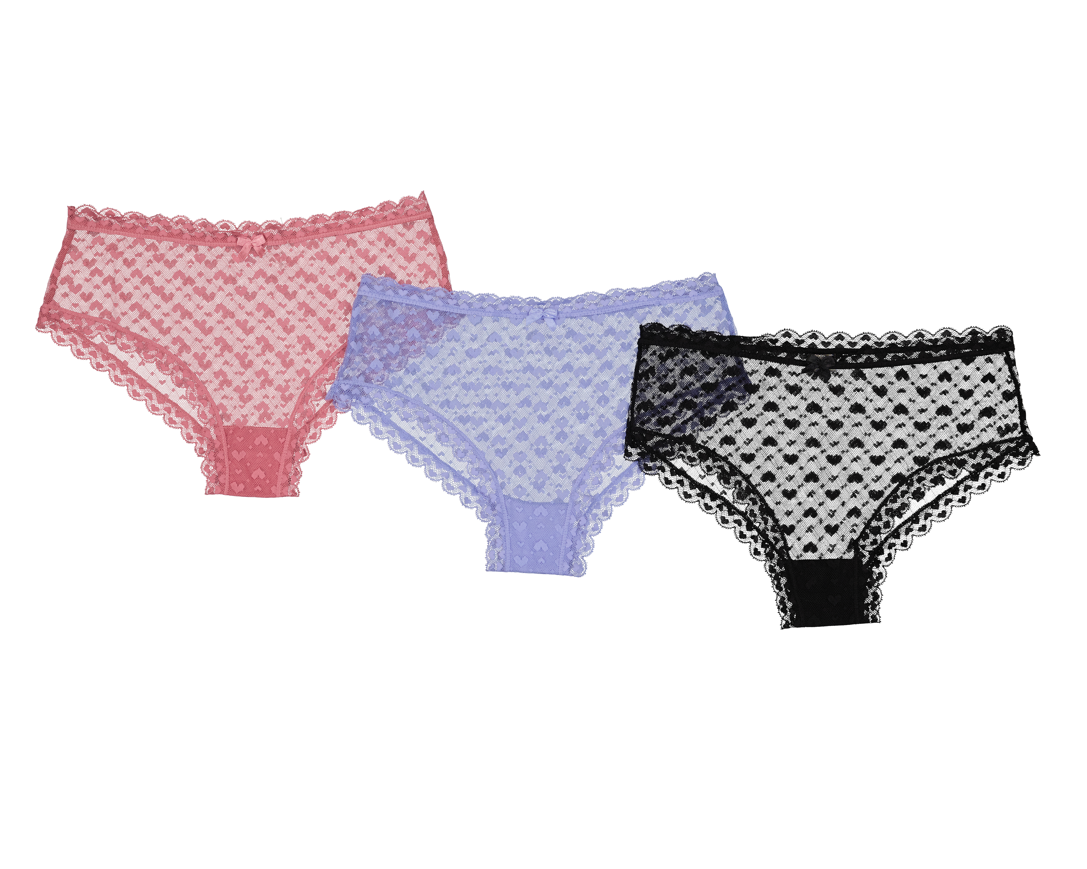 Pantaleta con Encaje Eva Tu Estilo Íntimo para Mujer 3 Piezas