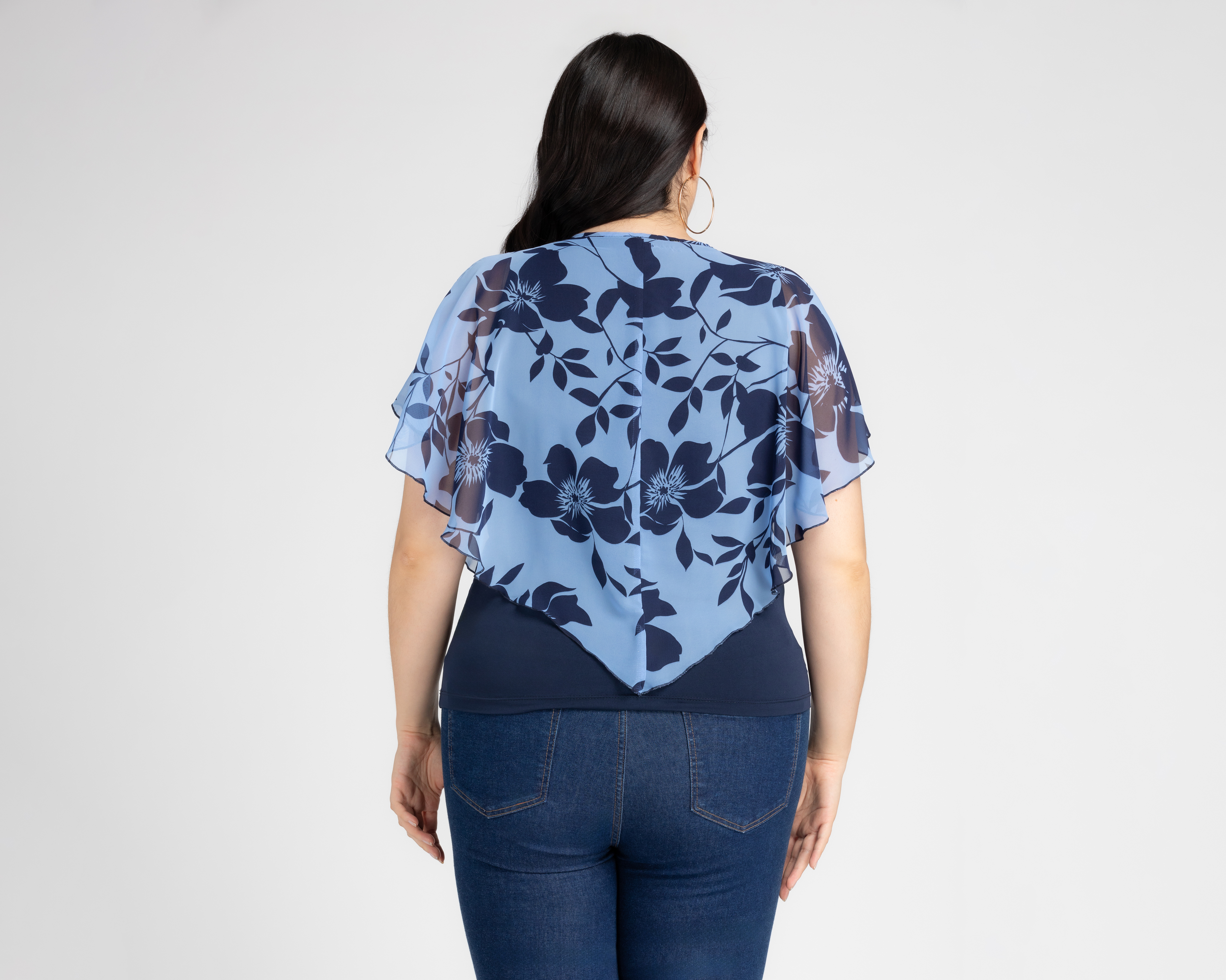 Foto 4 pulgar | Foto 3 | Blusa Lady Sun Estampado Floral con Collar