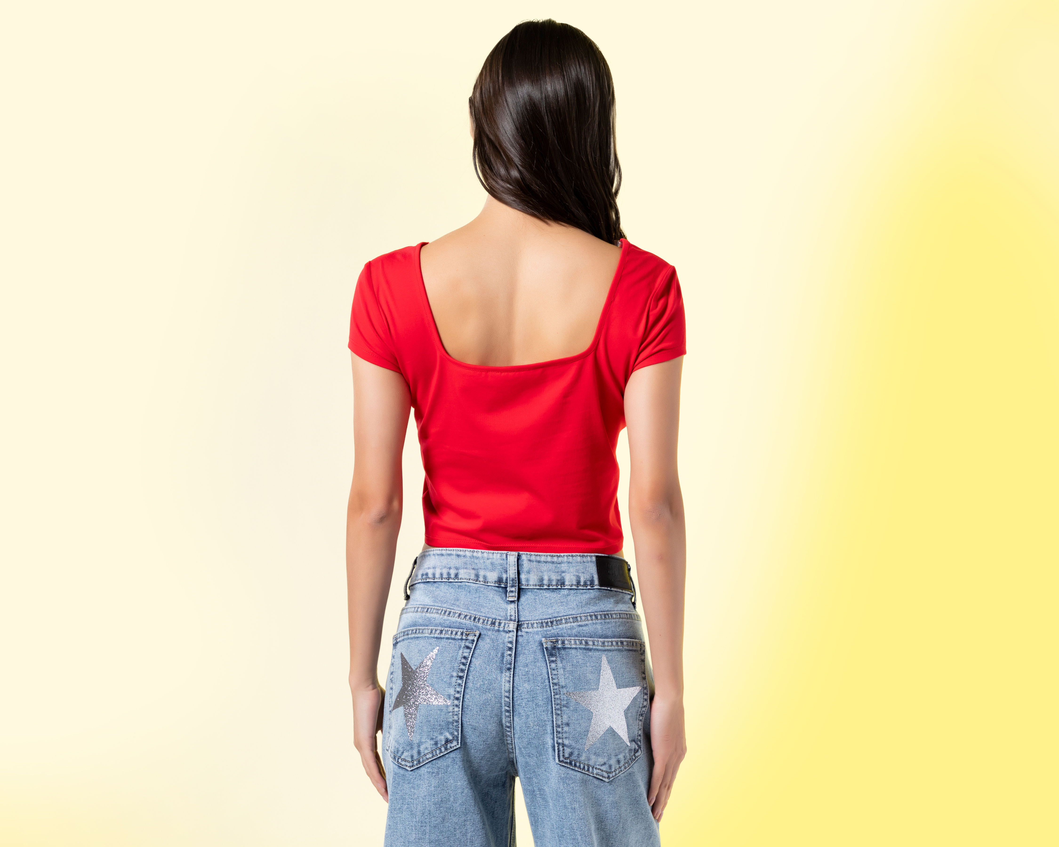 Foto 3 | Foto 3 | Playera Roja Strona para Mujer