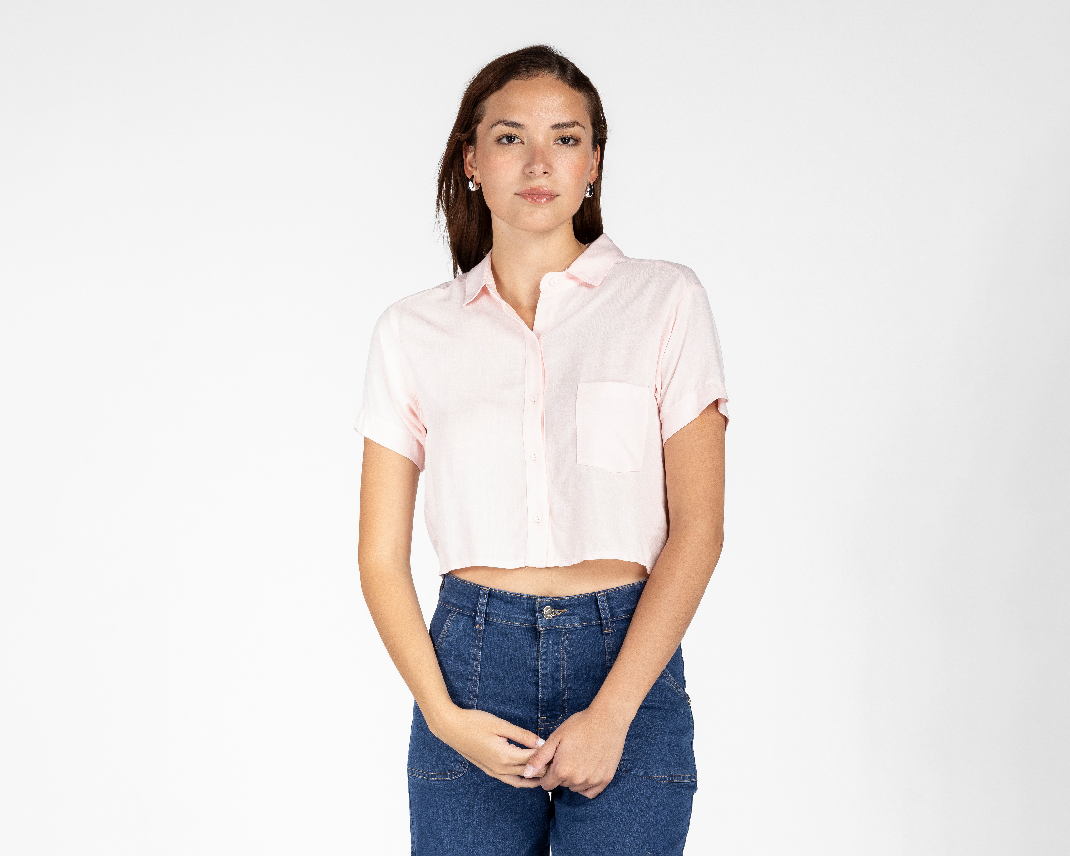 Blusa Refill Manga Corta para Mujer
