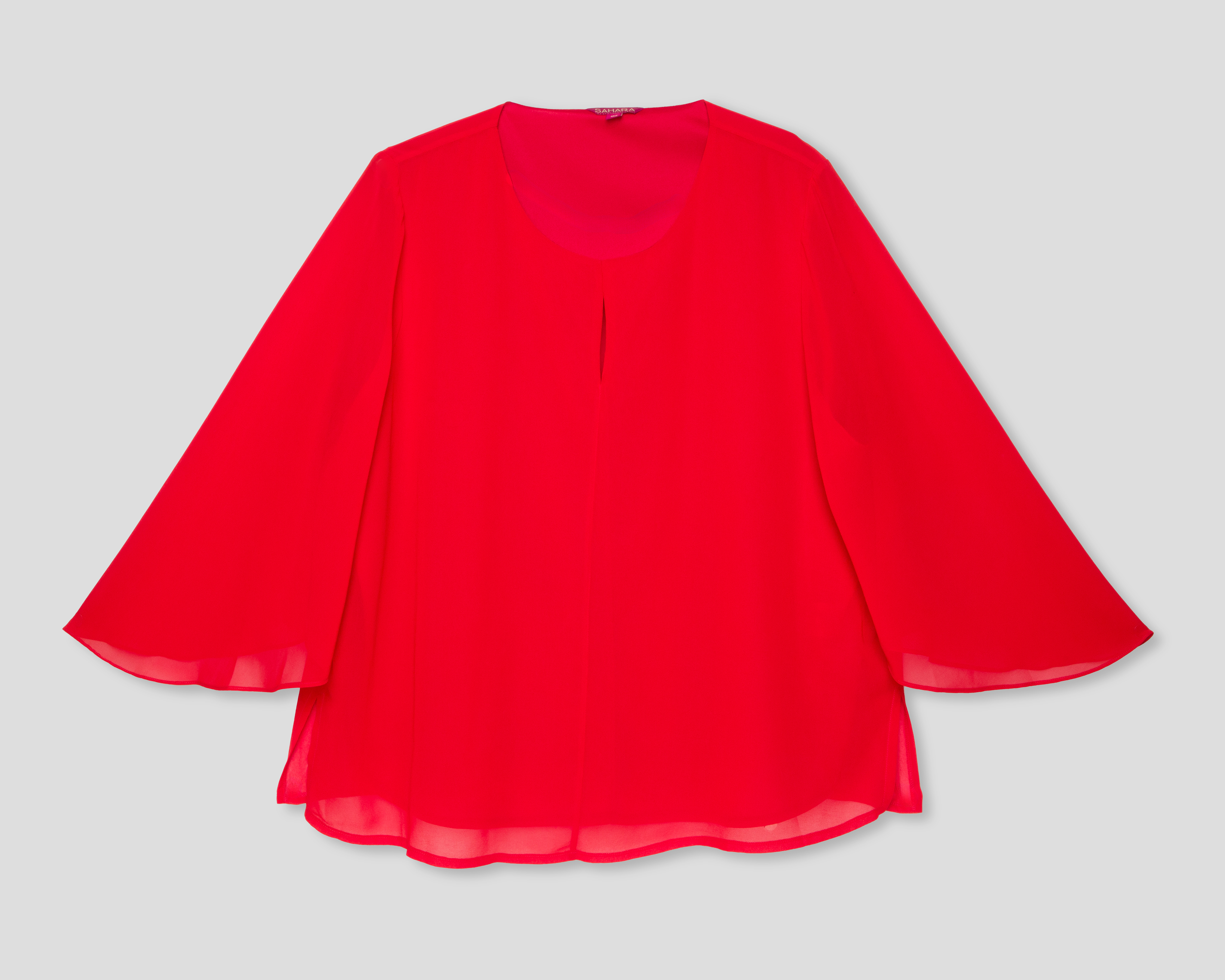 Foto 2 pulgar | Foto 1 | Blusa Roja Sahara para Mujer