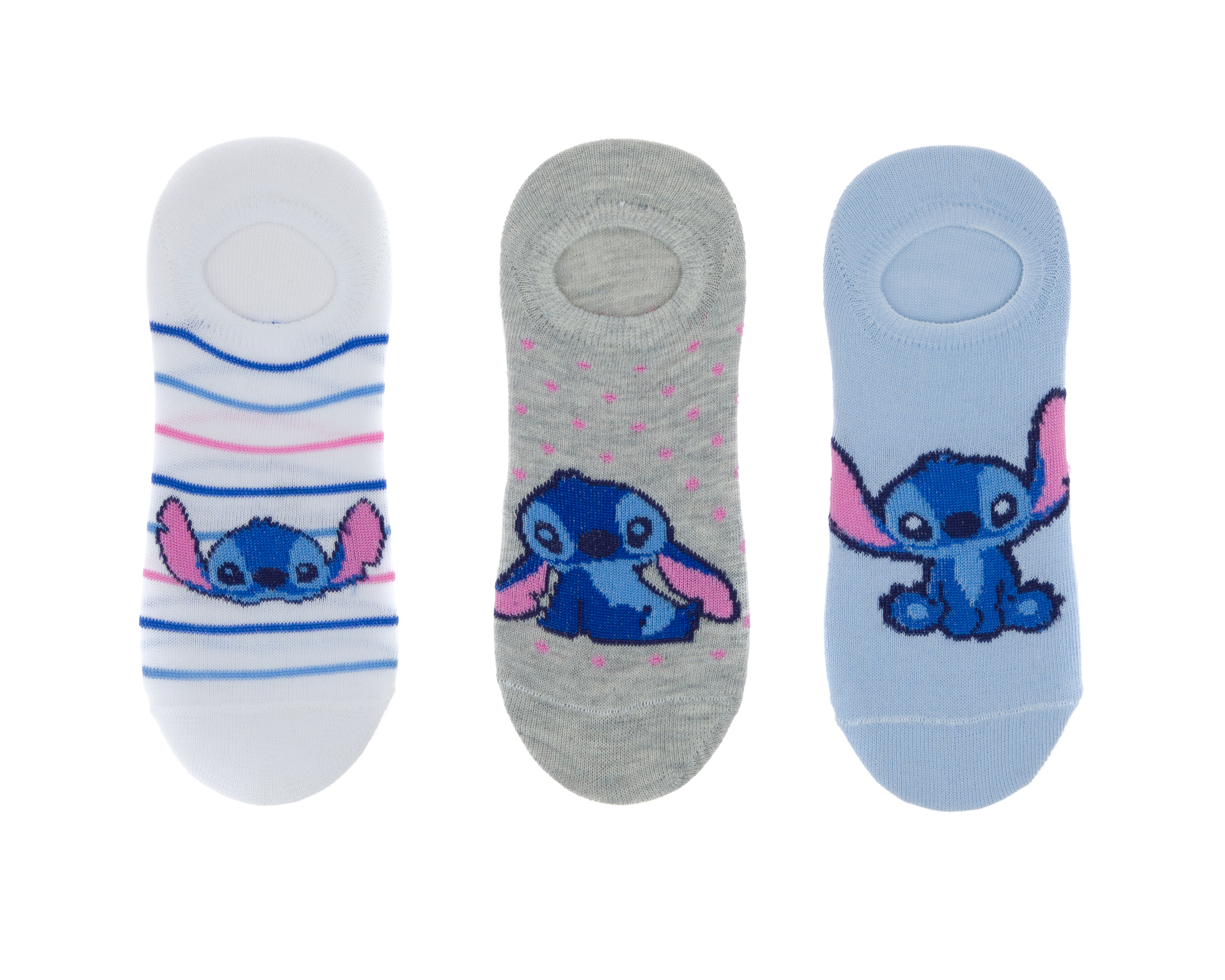 Calcetas Invisibles Disney Lilo & Stitch para Mujer 3 Pares
