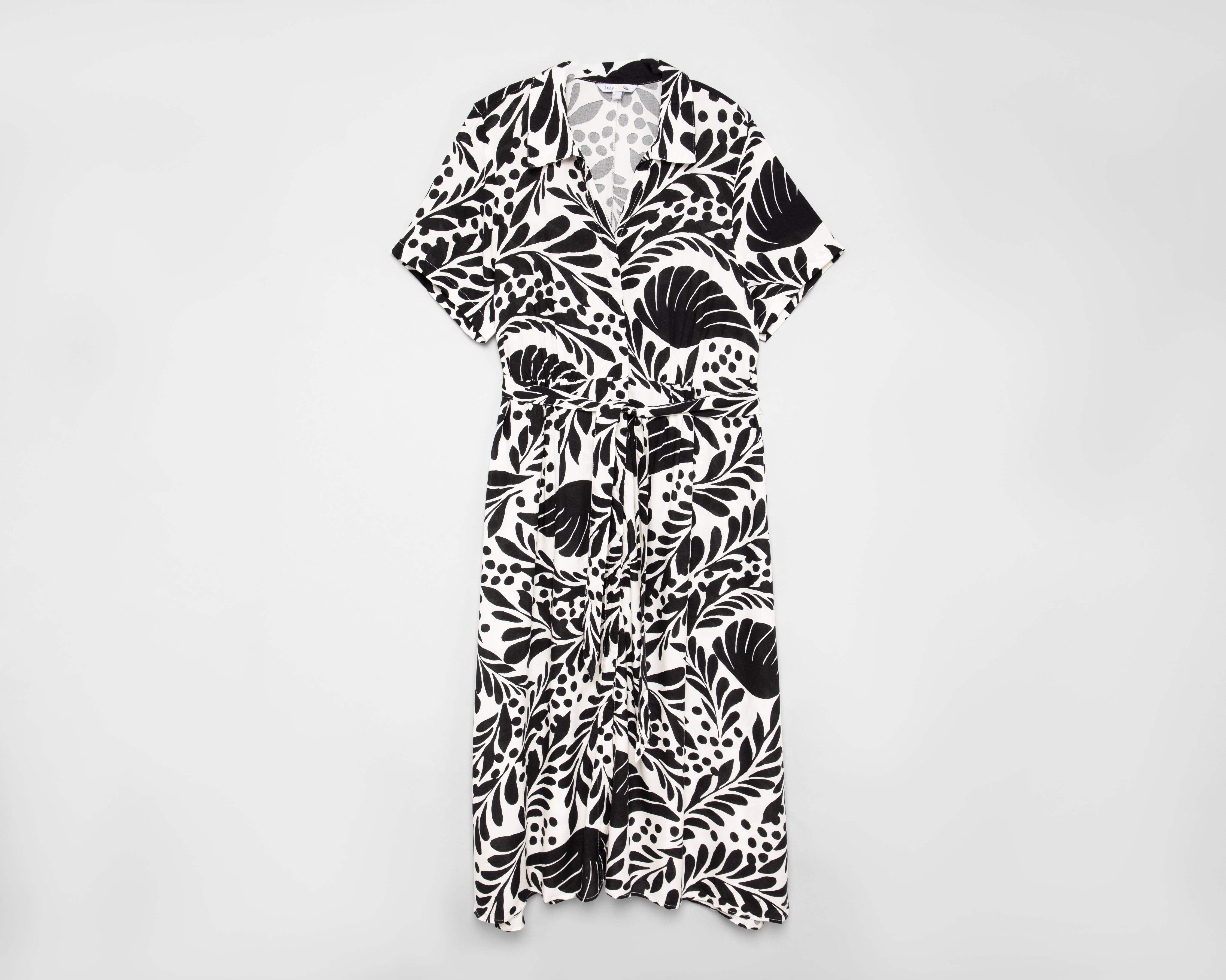 Foto 2 pulgar | Foto 1 | Vestido Lady Sun Manga Corta Estampado para Mujer