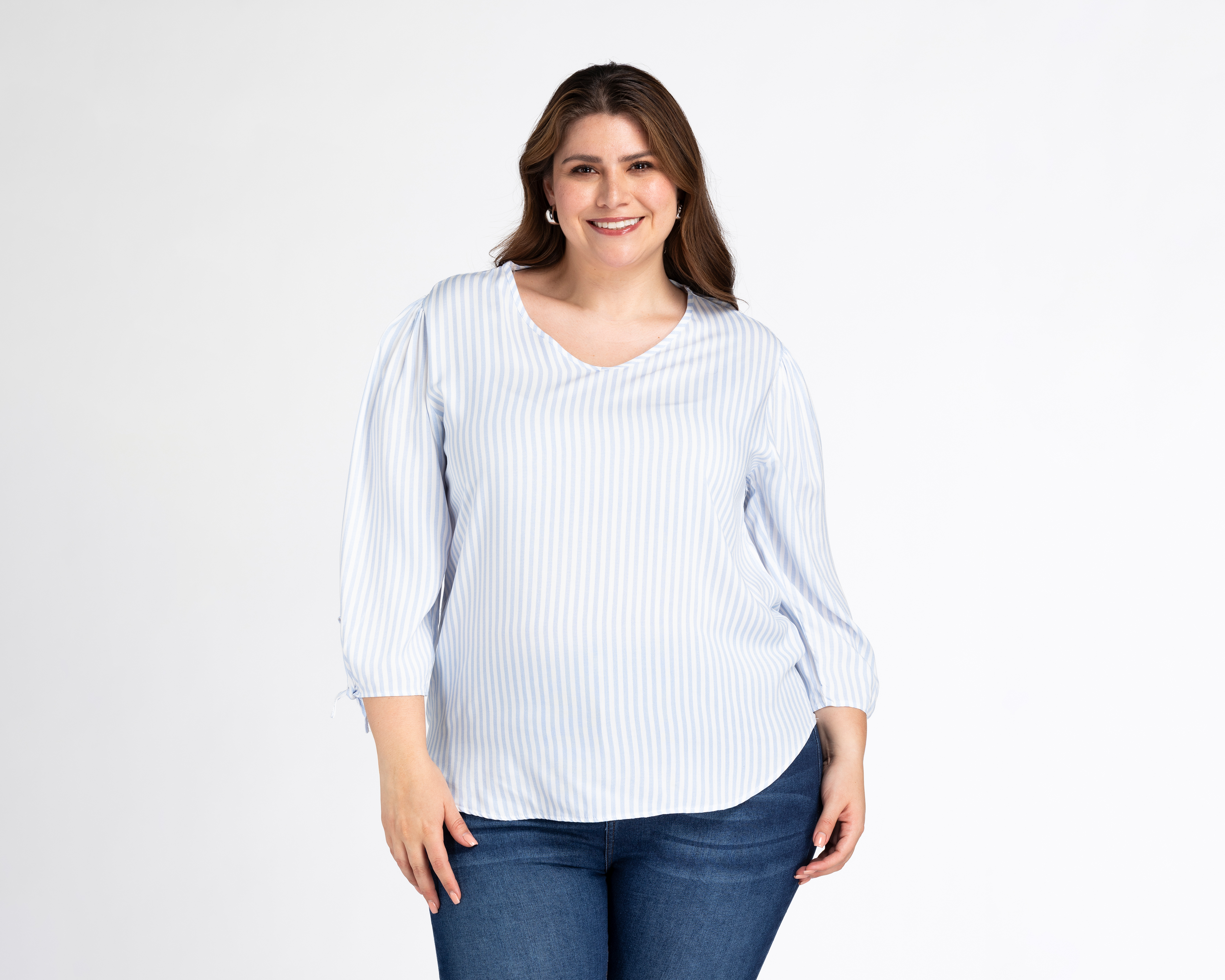 Foto 2 pulgar | Foto 1 | Blusa Sahara Manga Larga para Mujer