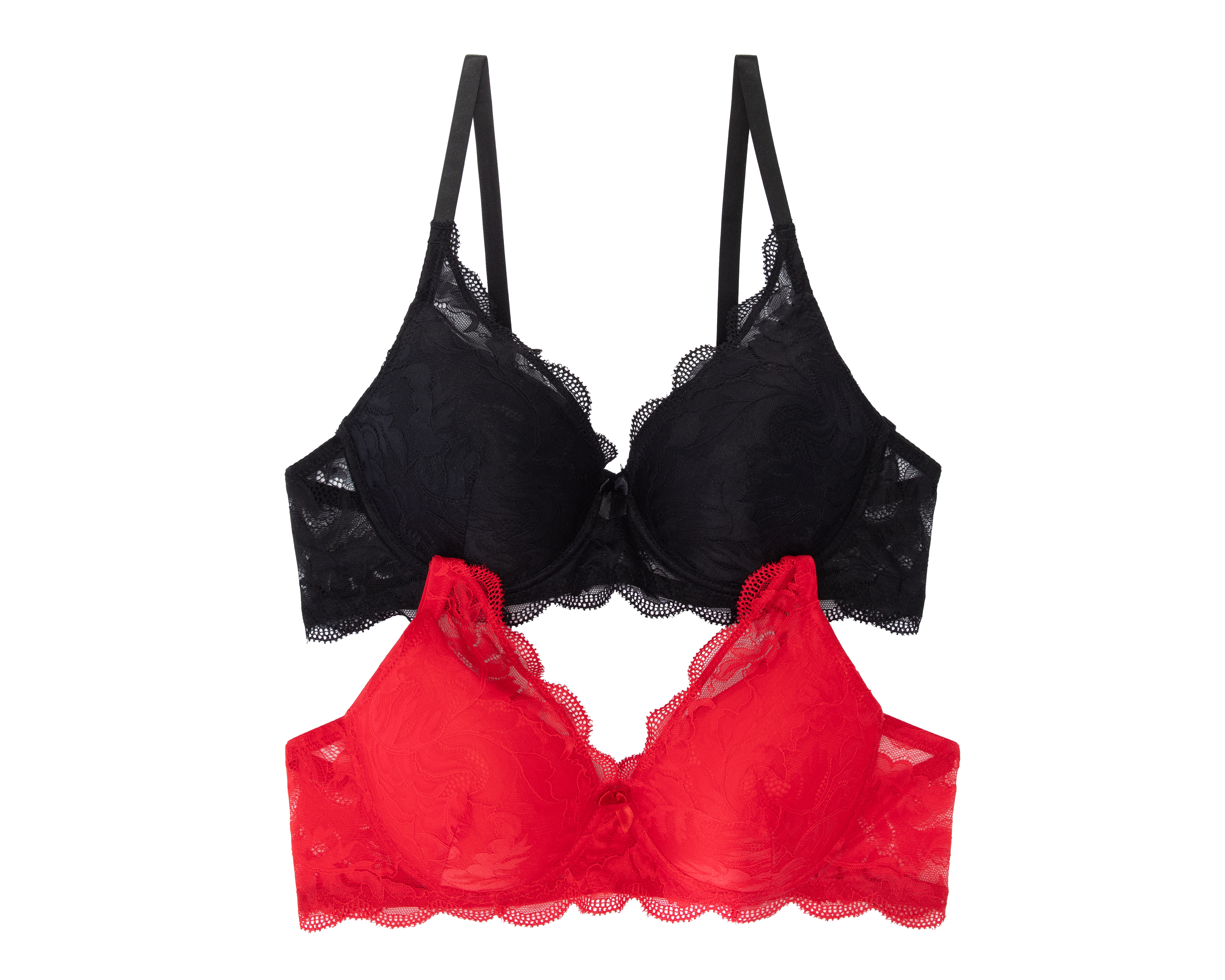 Brasier con Encaje Carnival Copa Completa 2 Pack