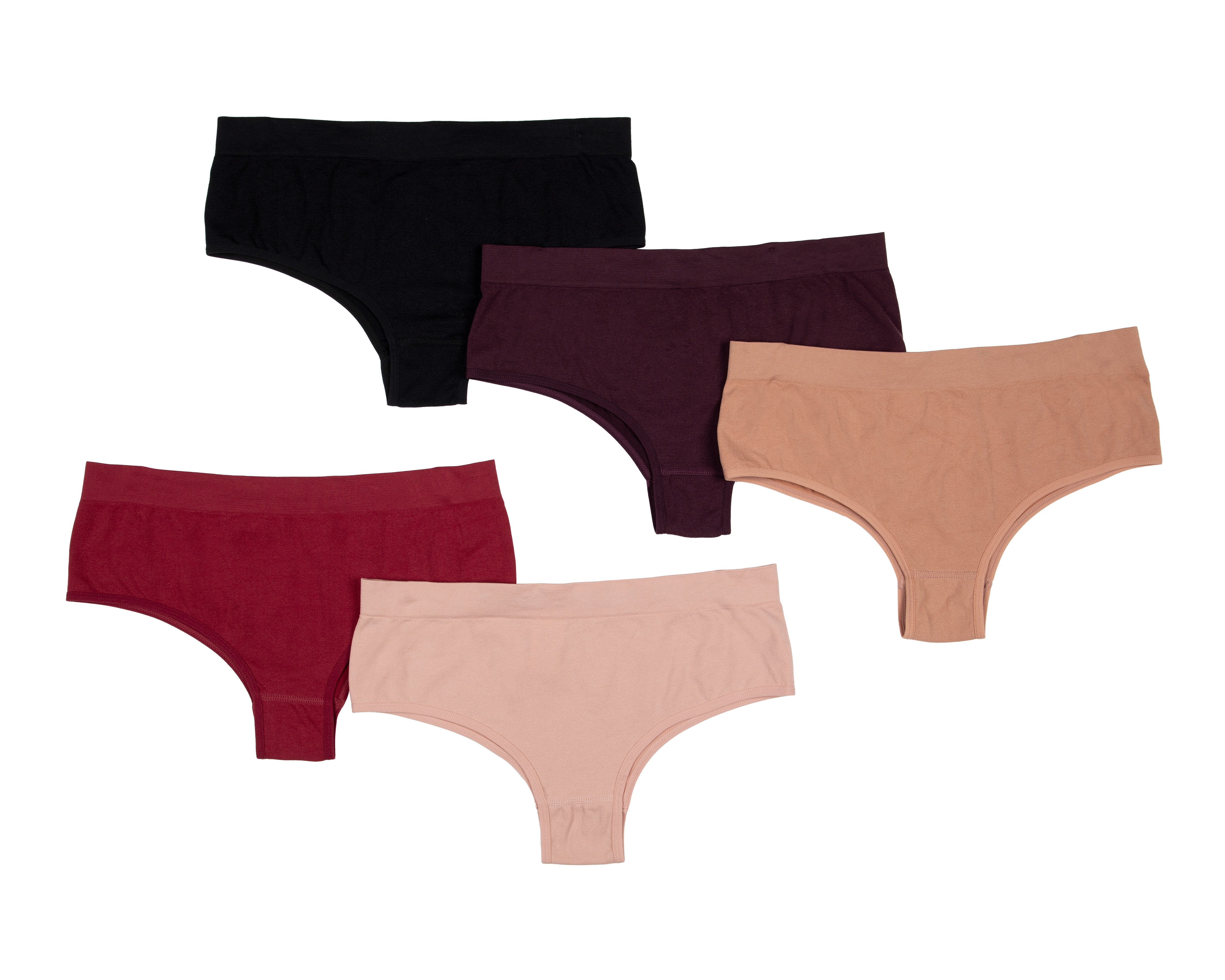 Foto 2 pulgar | Foto 1 | Tanga Fitwell para Mujer 5 Pack