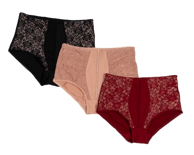 Foto 1 | Foto 1 | Pantaleta con Encaje Prima Valentina para Mujer 3 Piezas