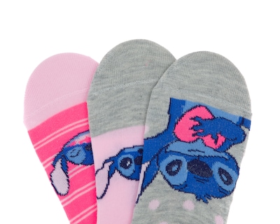 Foto 2 | Foto 2 | Calcetas Invisibles Disney Lilo & Stitch para Mujer 3 Pares